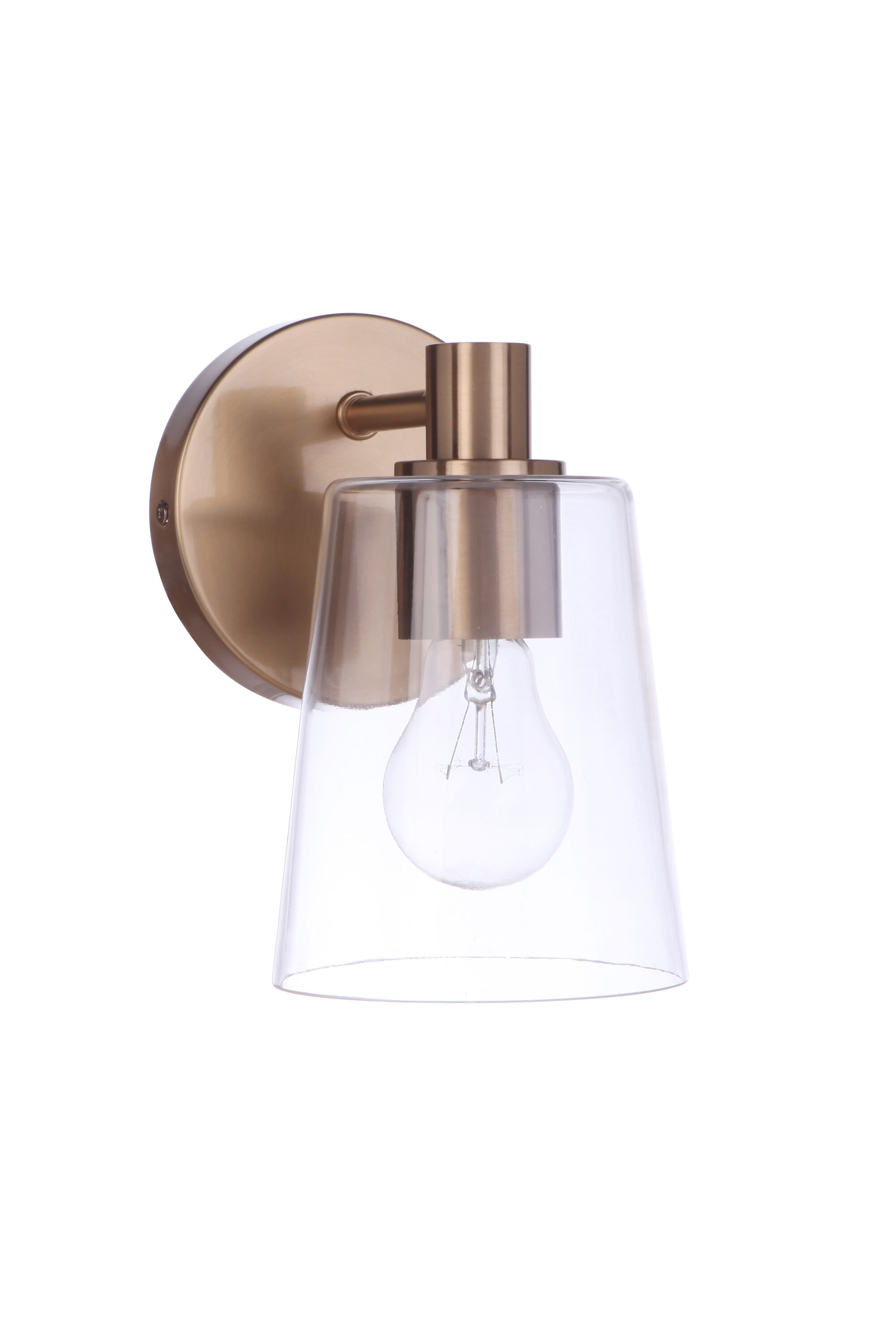 Craftmade Lighting Emilio 1 - Light Wall Light in  Satin Brass
