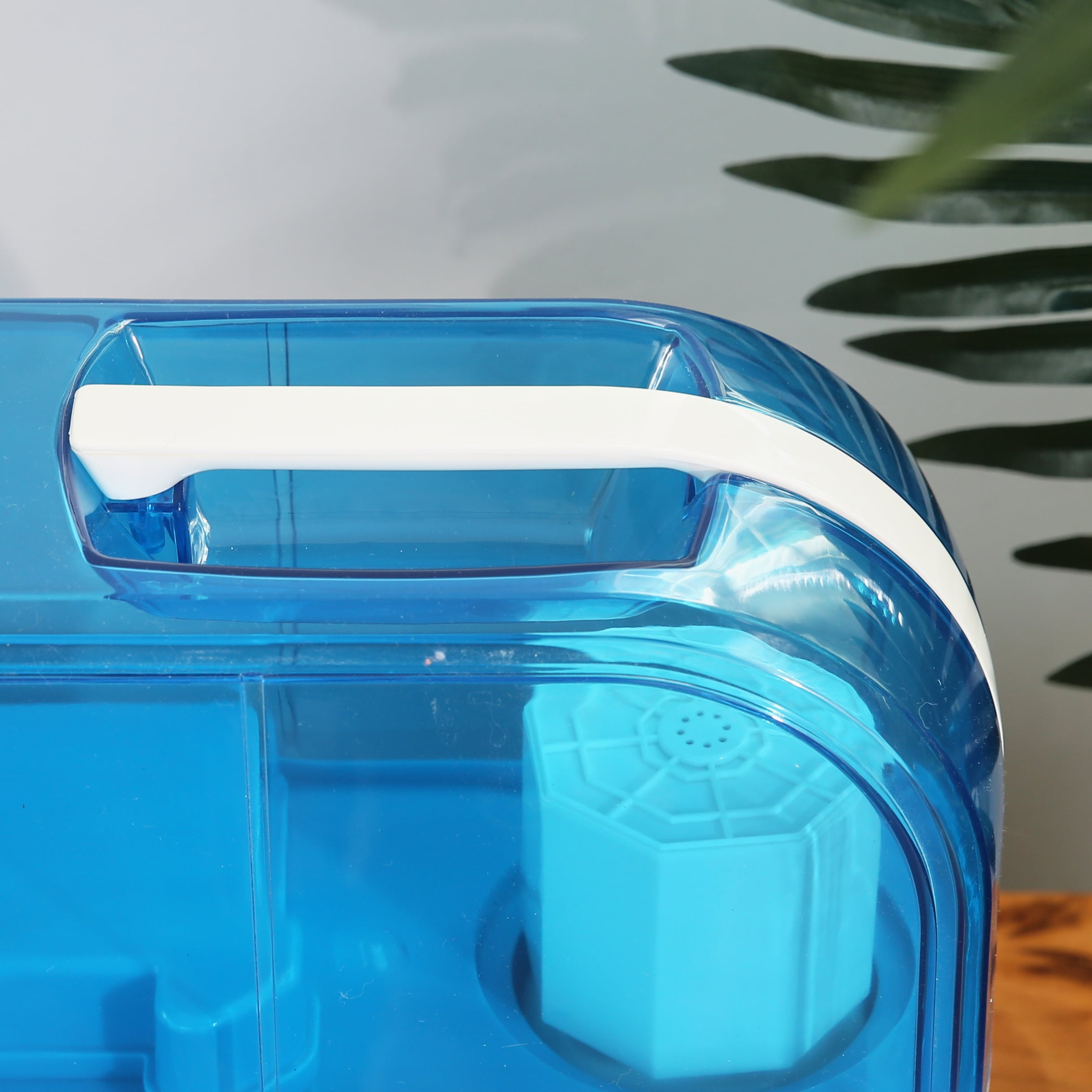 SPT Blue and White Dual Mist Humidifier with Automatic Shutoff