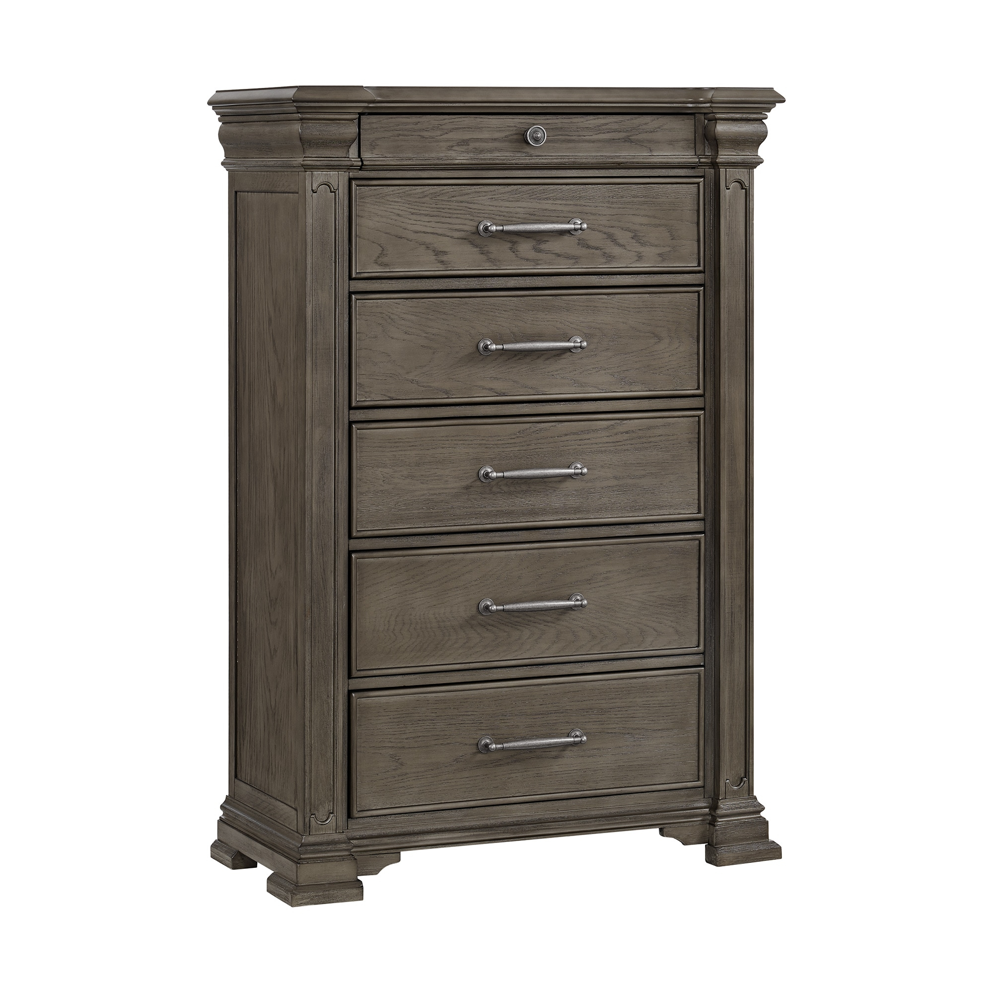 Elements Paterson  6-Drawer Chest in Grey