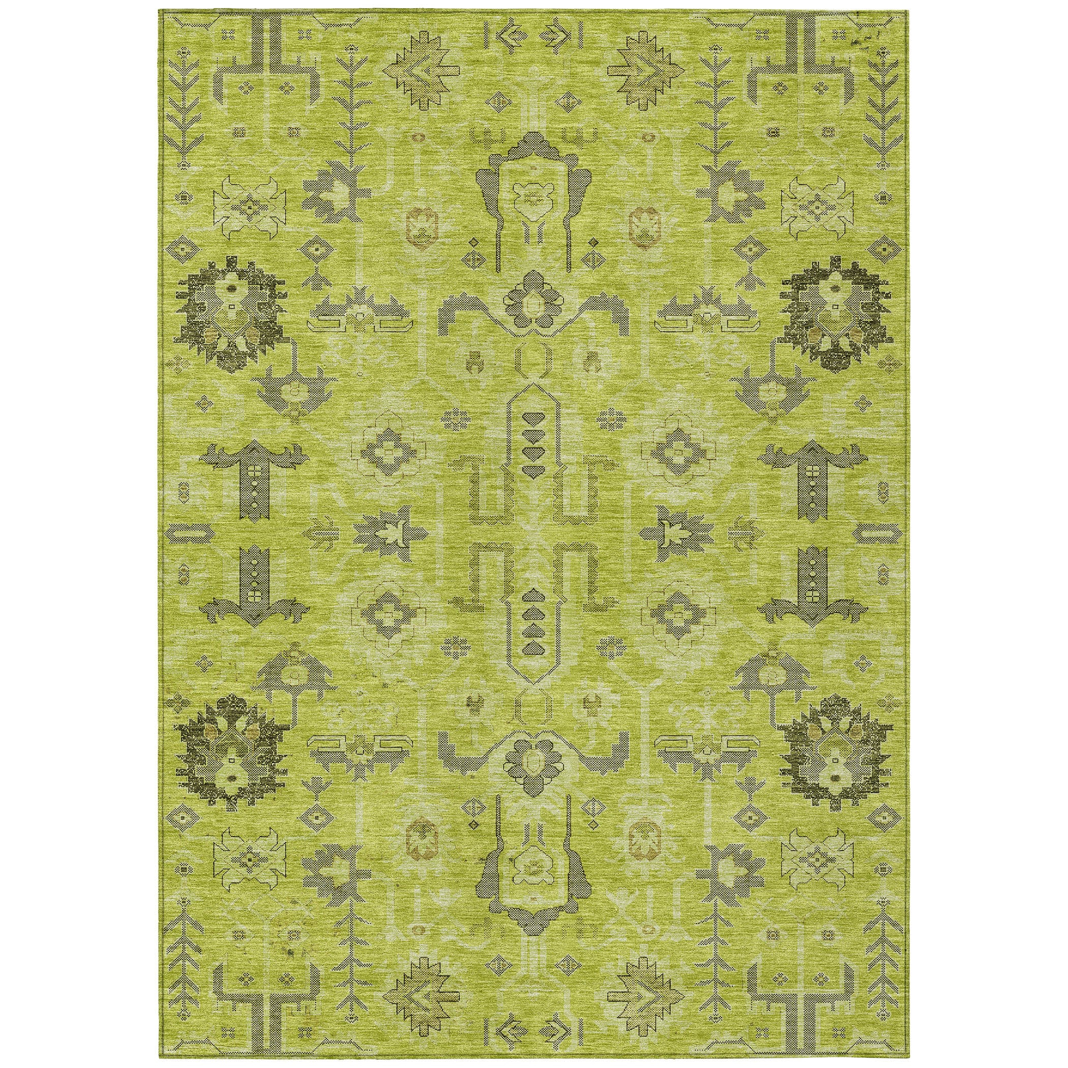 Addison Rugs Chantille ACN697 Aloe 10' x 14' Indoor Outdoor Area Rug, Easy Clean, Machine Washable, Non Shedding, Bedroom, Entry, Living Room, Dining Room, Kitchen, Patio Rug