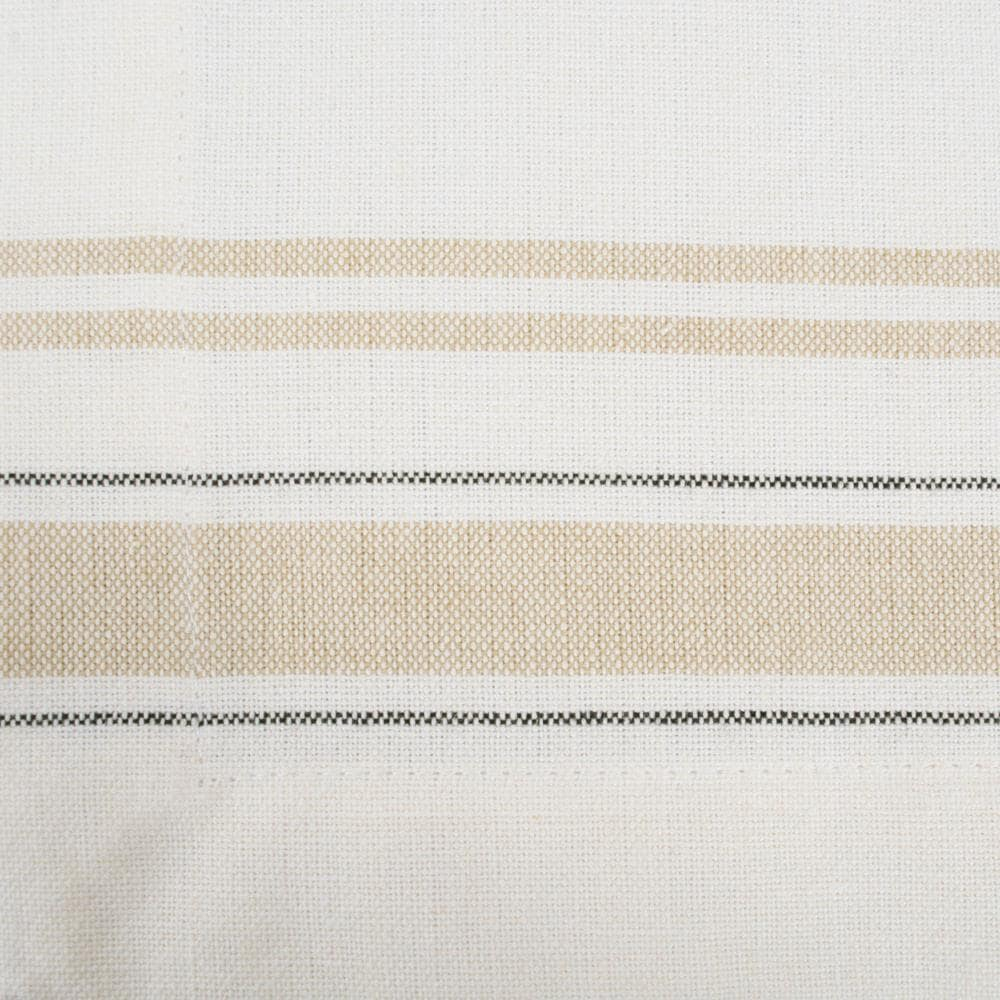 White Chambray French Stripe Placemat Set of 6
