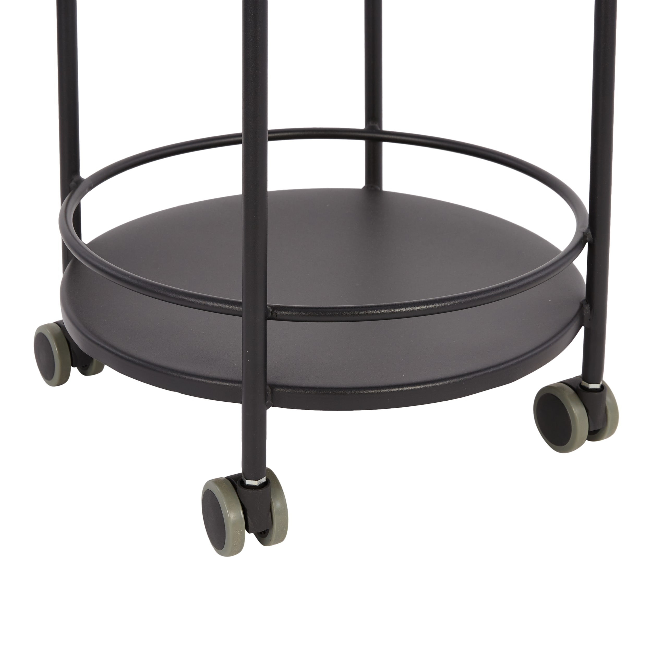 Style Selections Black Steel Outdoor Serving Cart