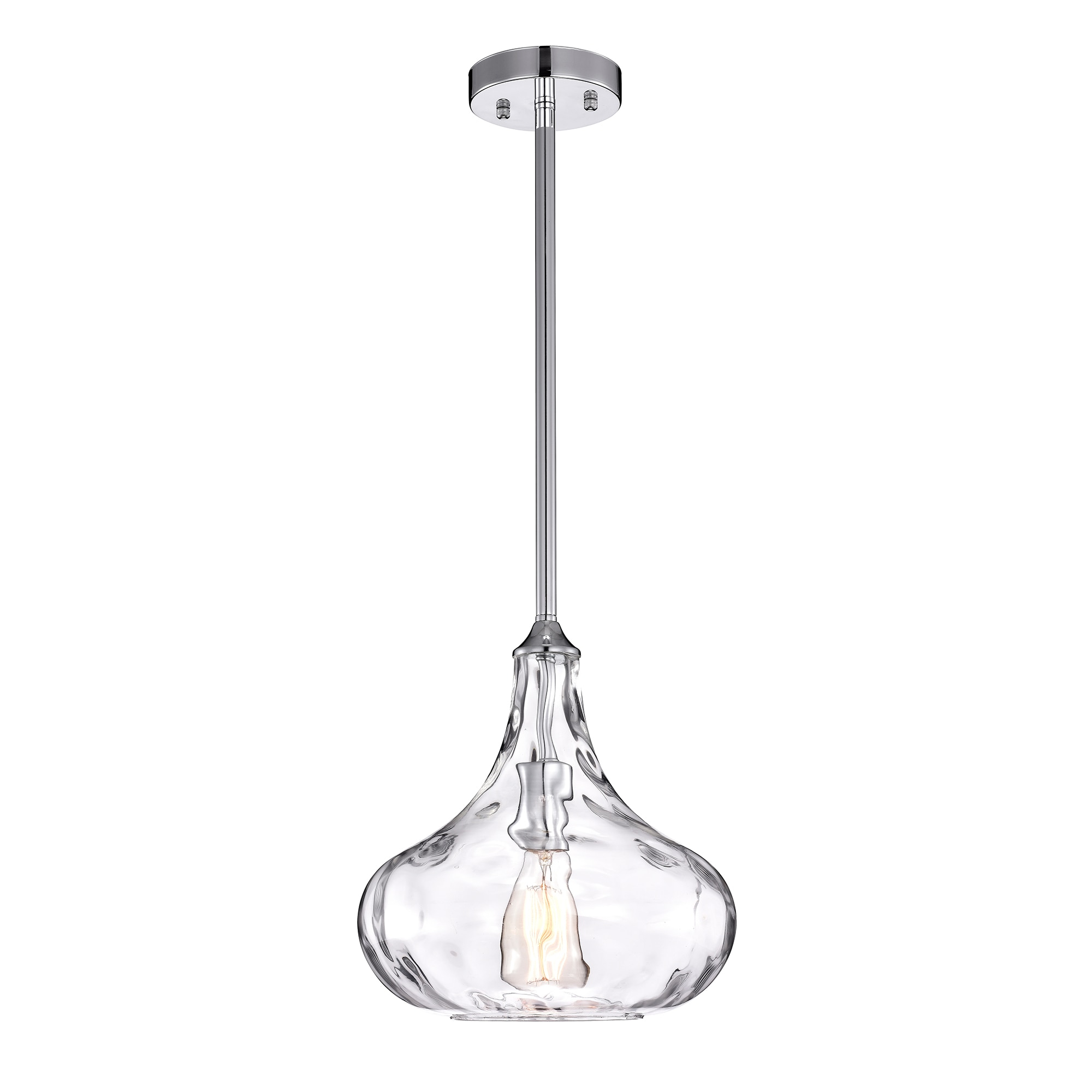 Warehouse of Tiffany Enielle Single Light Polished Chrome Pendant