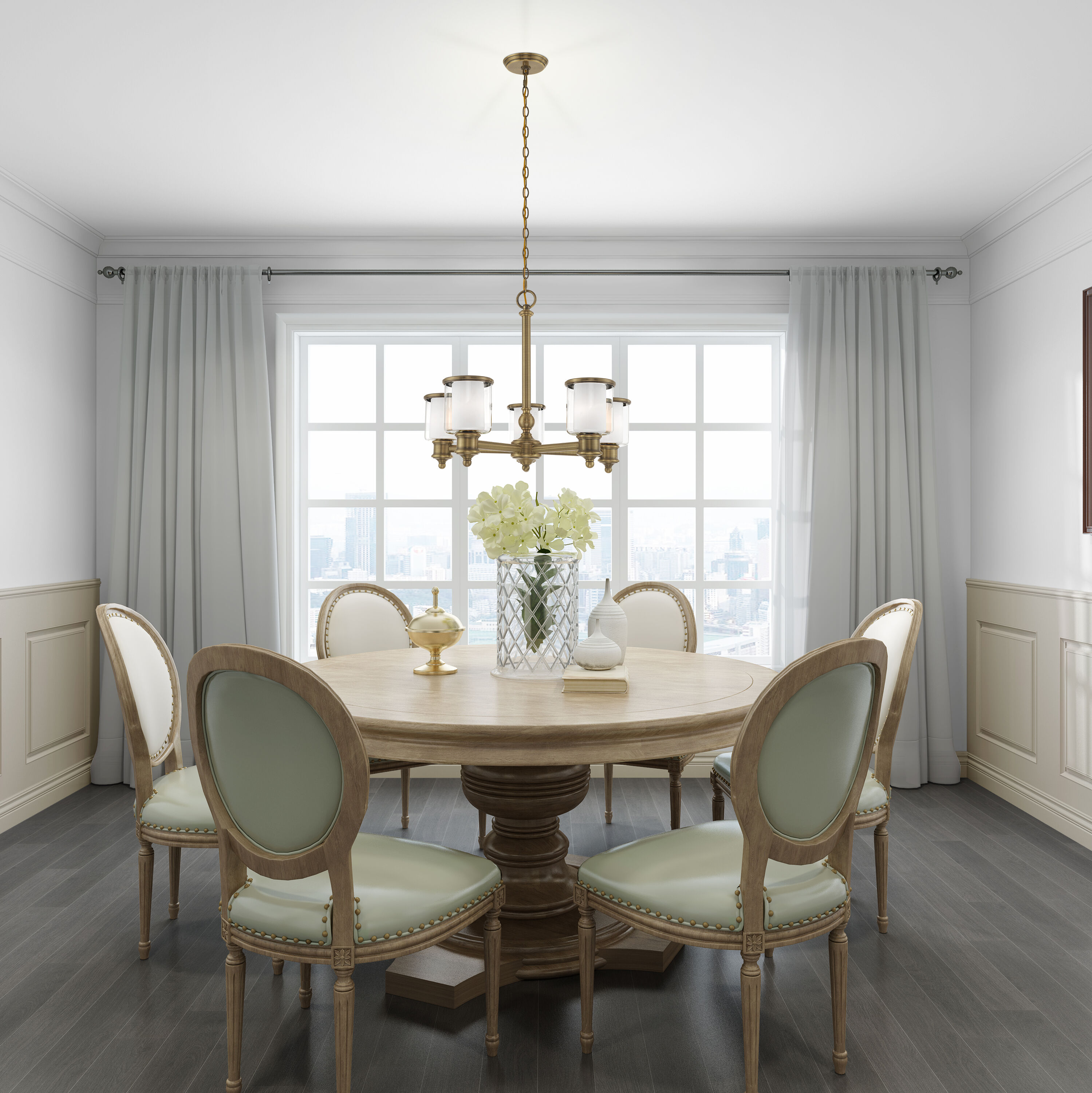 Livex Lighting - Middlebush - 5 Light Chandelier in Traditional Style - 25