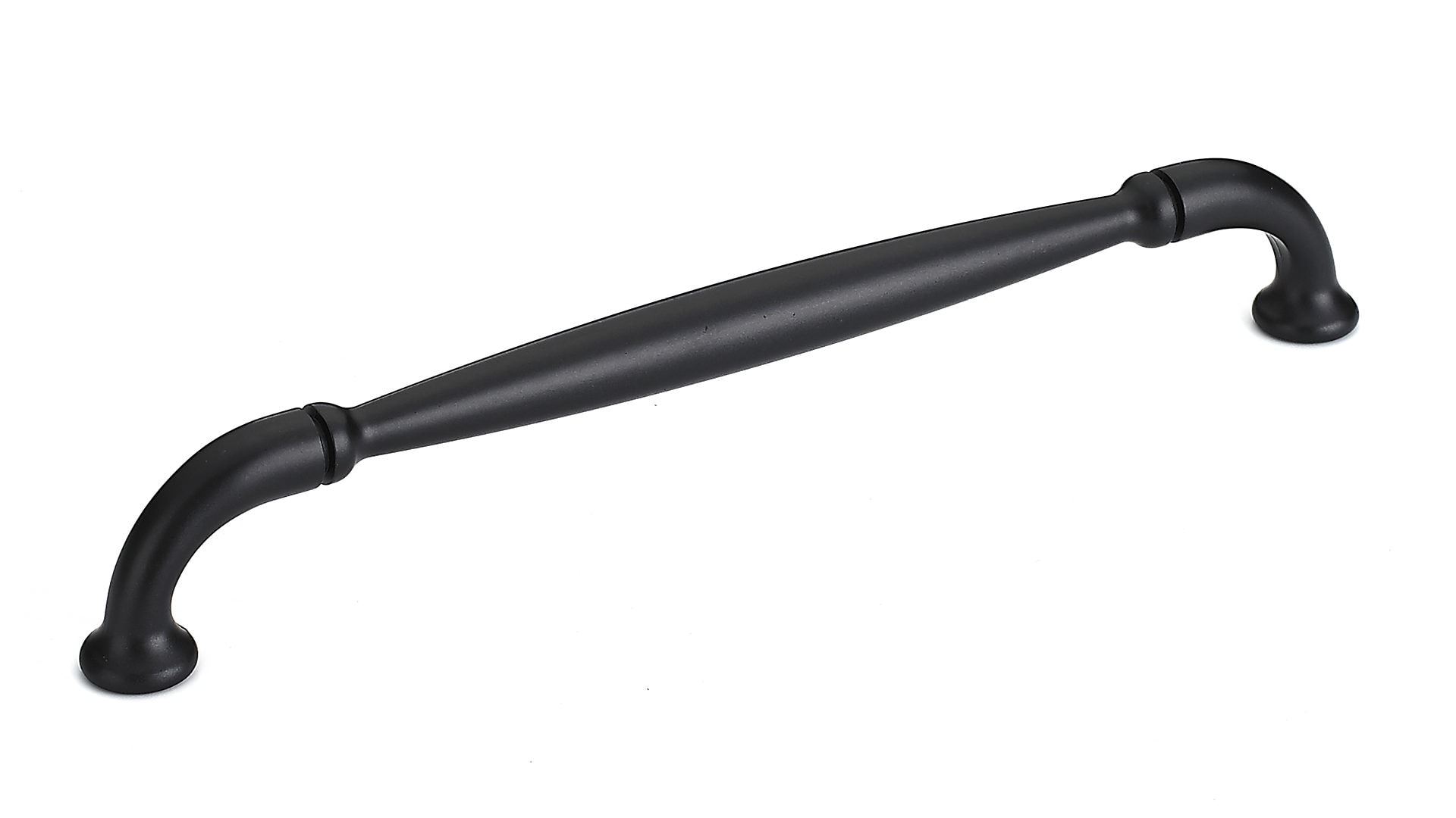 Richelieu Hardware BP23737192906 Hudson Collection 7 9/16-inch (192 mm) Center-to-Center Anthracite Traditional Curved Cabinet and Drawer Pull Handle for Kitchen, Bathroom, and Furniture