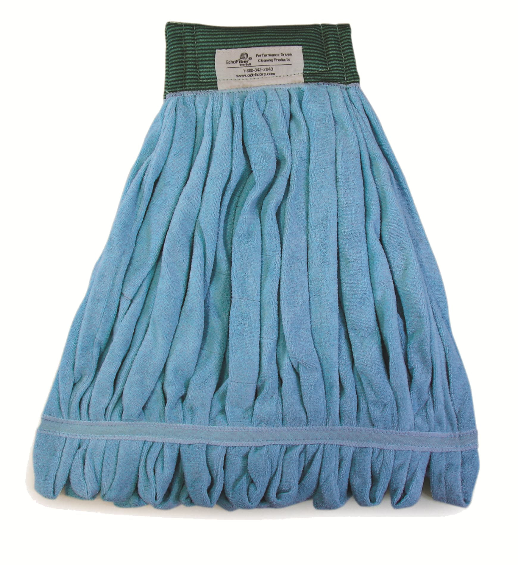 Boardwalk® Microfiber Looped-End Wet Mop Head, Medium, Blue BWKMWTMB