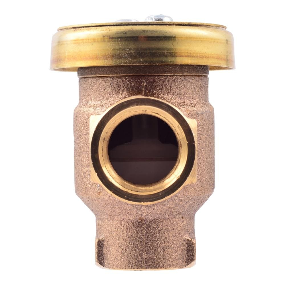 Cash Acme 1/2 Inch V-101 Anti-Siphon Vacuum Breaker, Brass Plumbing Fitting, 17383-0000F
