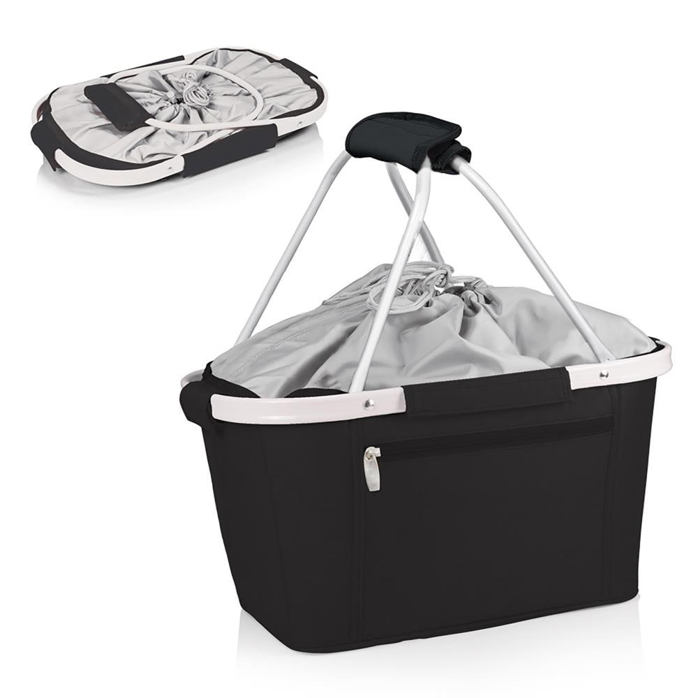 ONIVA - a Picnic Time brand Metro Shopping Basket - Insulated Picnic Basket - Collapsible Market Basket - Utility Tote Cooler Bag