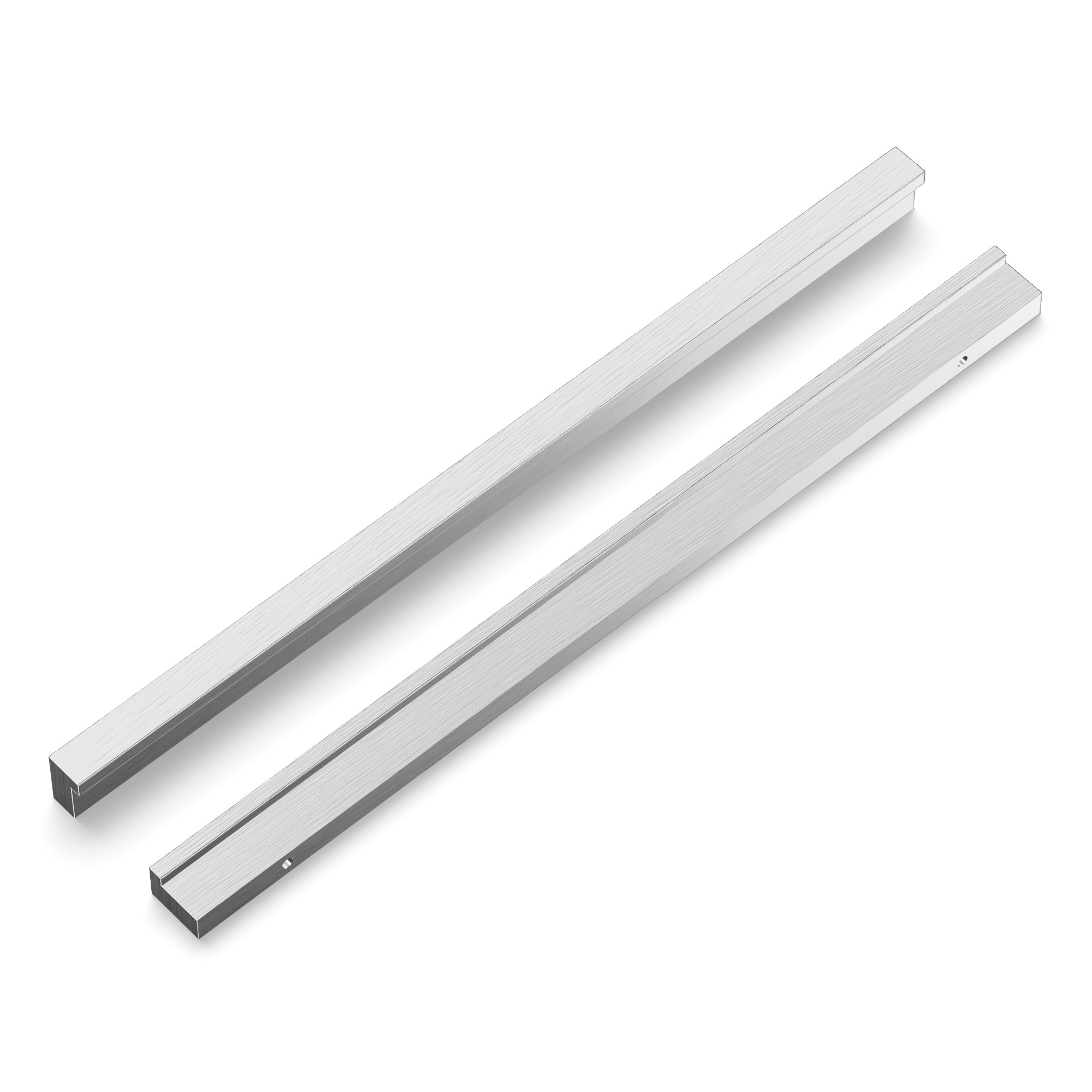 Hickory Hardware 1 Pack Solid Core Kitchen Cabinet Pulls, Luxury Cabinet Handles, Hardware for Doors & Dresser Drawers, 8-13/16 Inch (224mm) Hole Center, Toasted Nickel, Streamline Collection