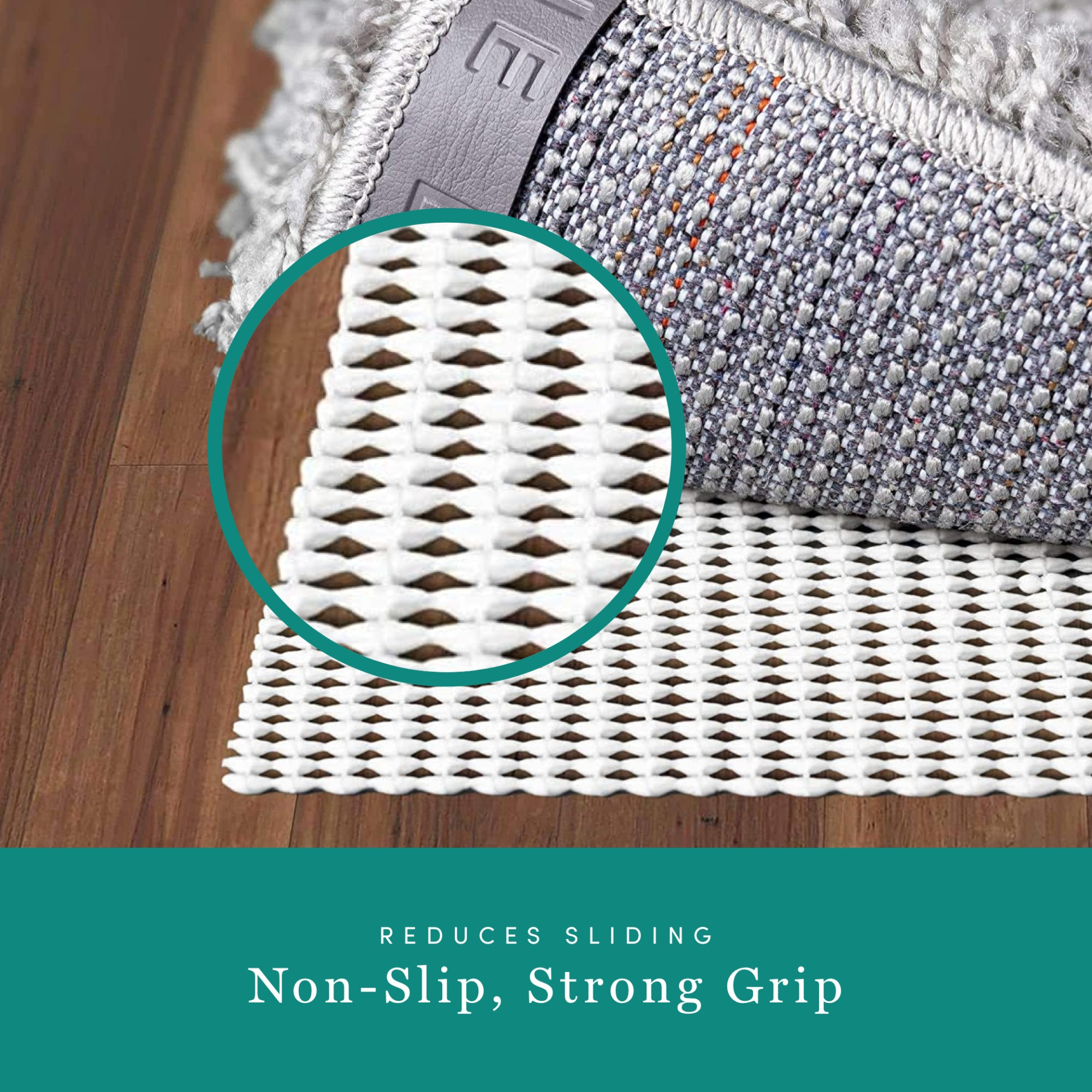 Unique Loom Anti-Slip All Surface Slim Indoor Use Rug Pad (8' x 10')