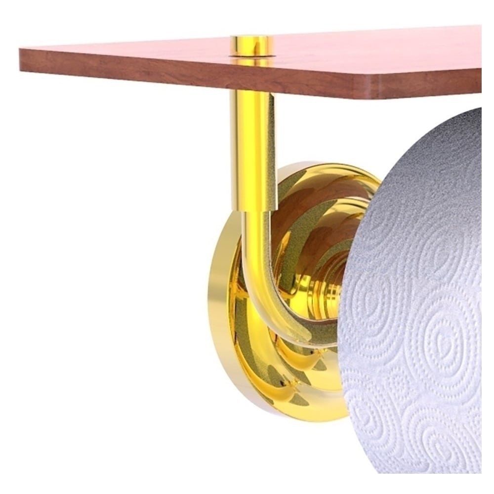 Charlton Home® B0E27D4638B3460C83F0B1A9550ED3CE Leamore Wall Mounted Toilet Paper Holder