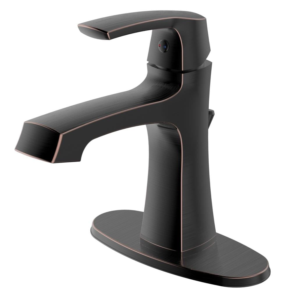 Cardania Single-Hole Single-handle Bathroom Faucet with Drain Assembly