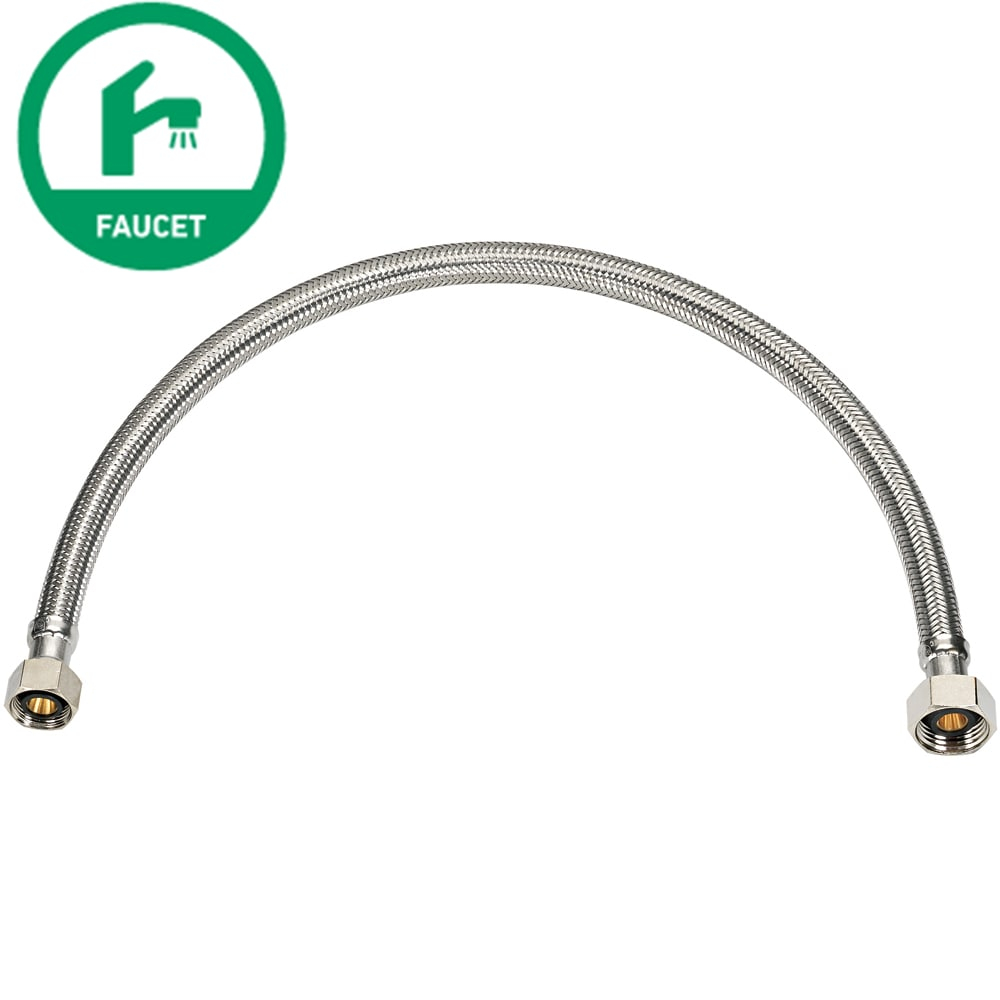 Homewerks 7223-20-12-2 0.5 Compression x 0.5 Female Iron Pipe x 20 in. Lead Free Faucet Connector