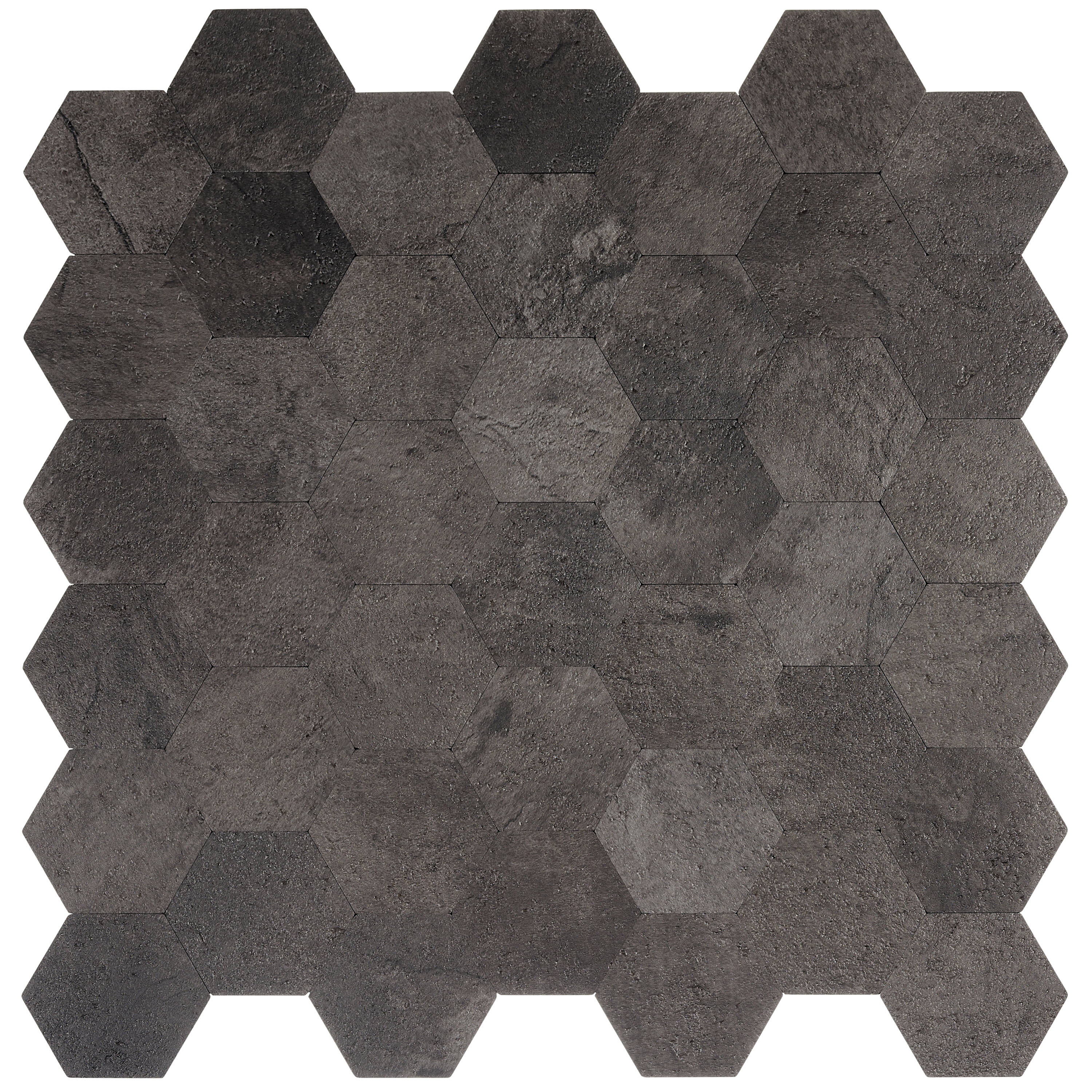 Avant Decor 8 Tiles | Stone Composite Small Hexagon Tiles | Peel and Stick Kitchen Backsplash Stick On Wall Easy DIY Installation 11.33" x 11.41"