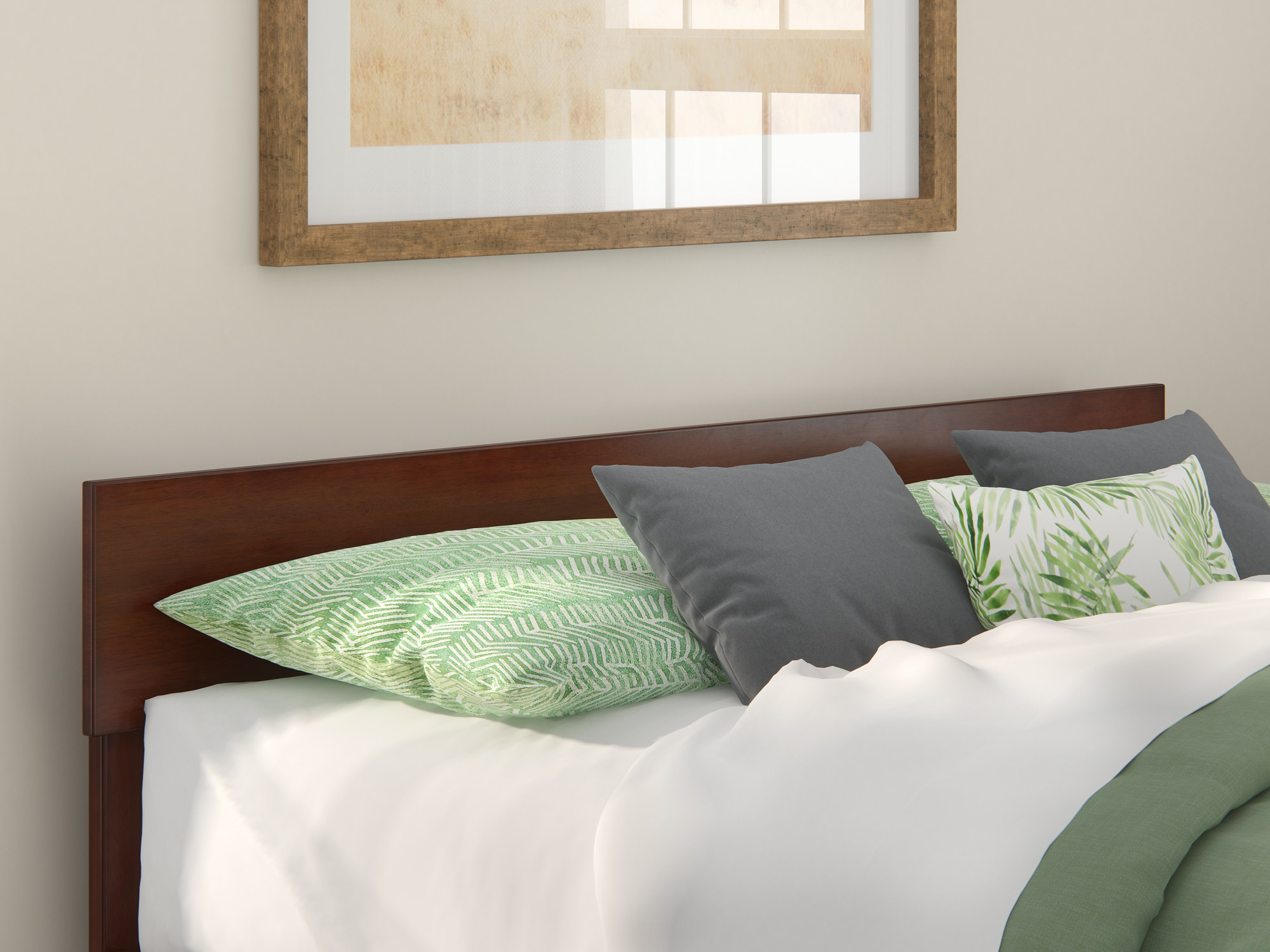 Boston Headboard, Queen, Walnut