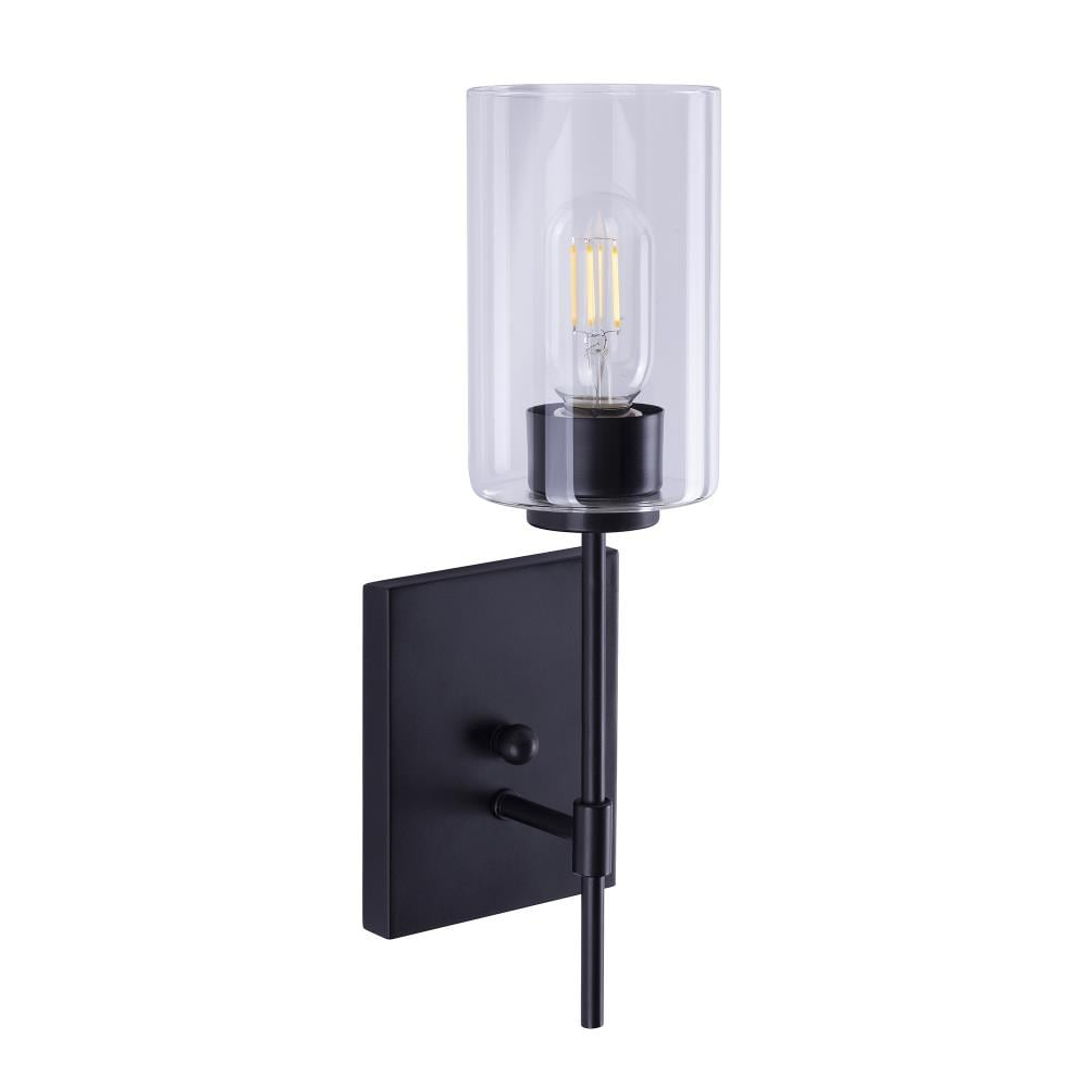 Forte Lighting 2612-01 Faye Wall Sconce - Black