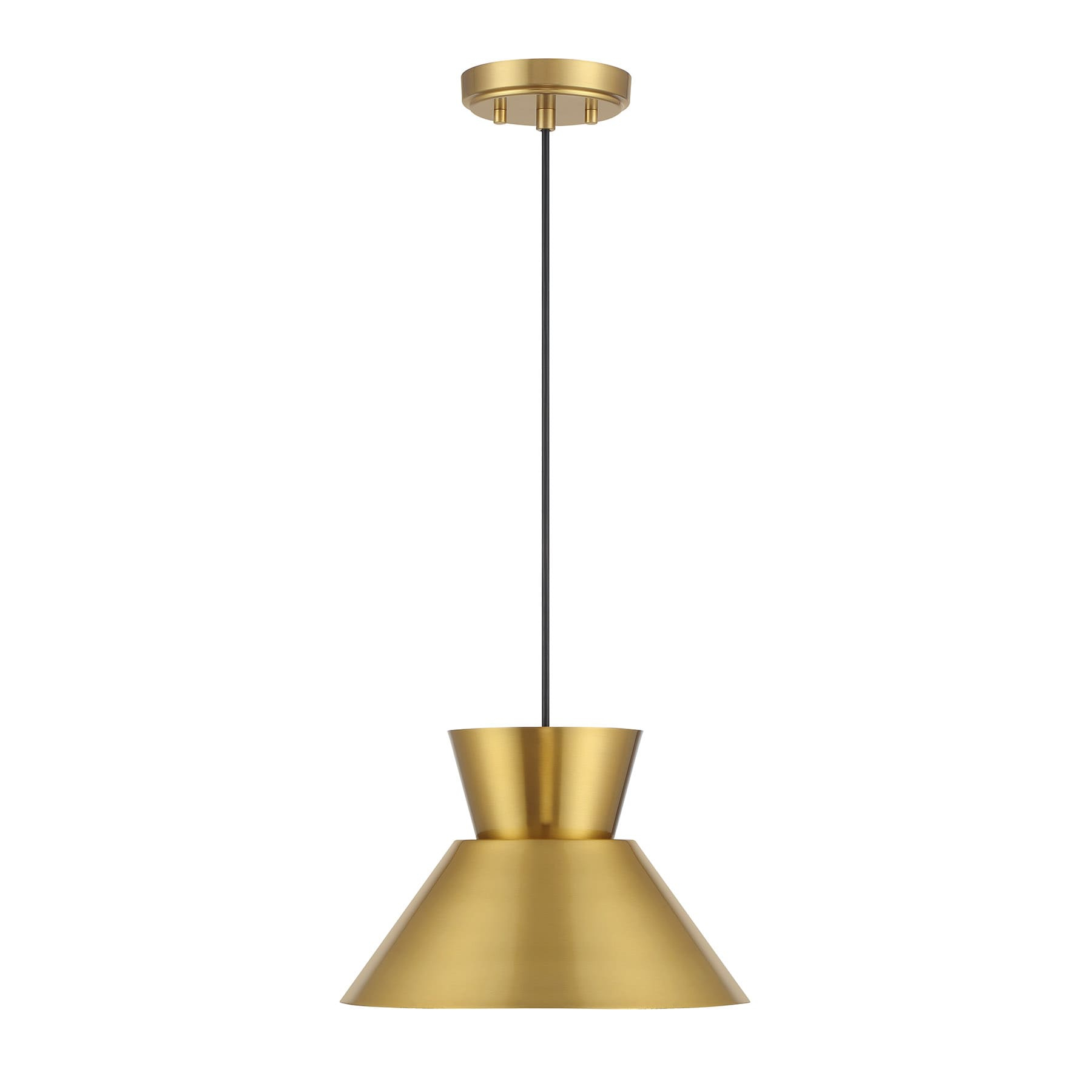 Bellevue Shp48057 12" Wide Pendant - Brass