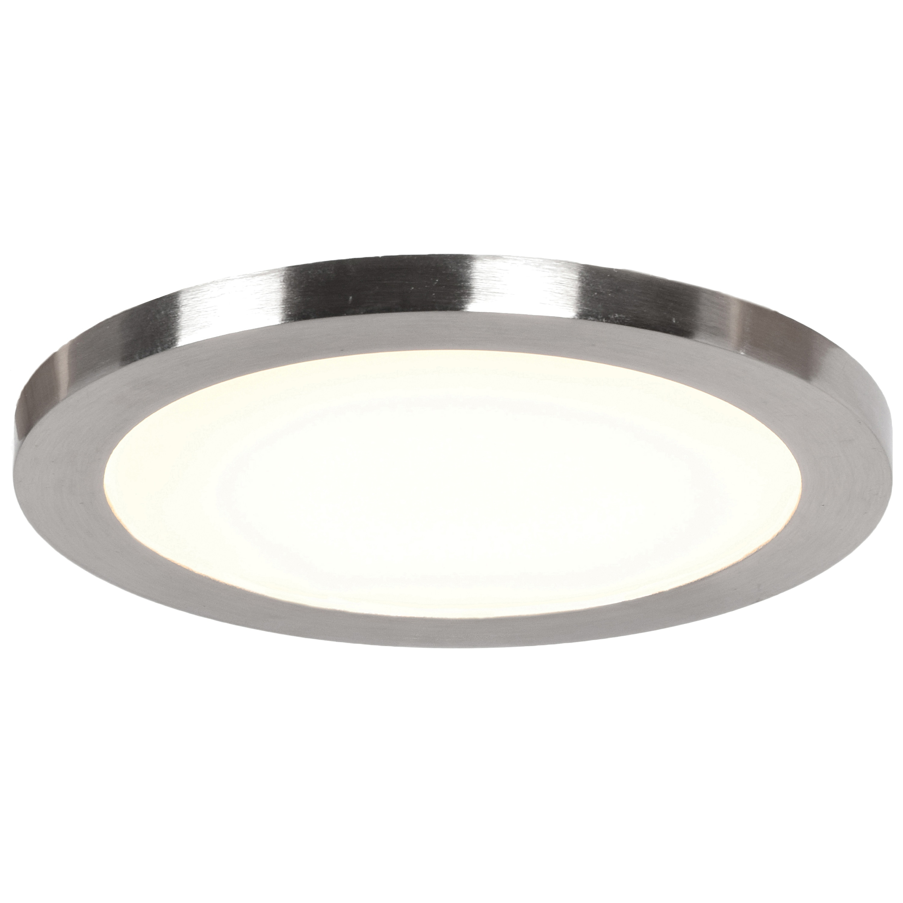 Access Lighting Disc 1 - Light Flush Mount in  Brushed Steel