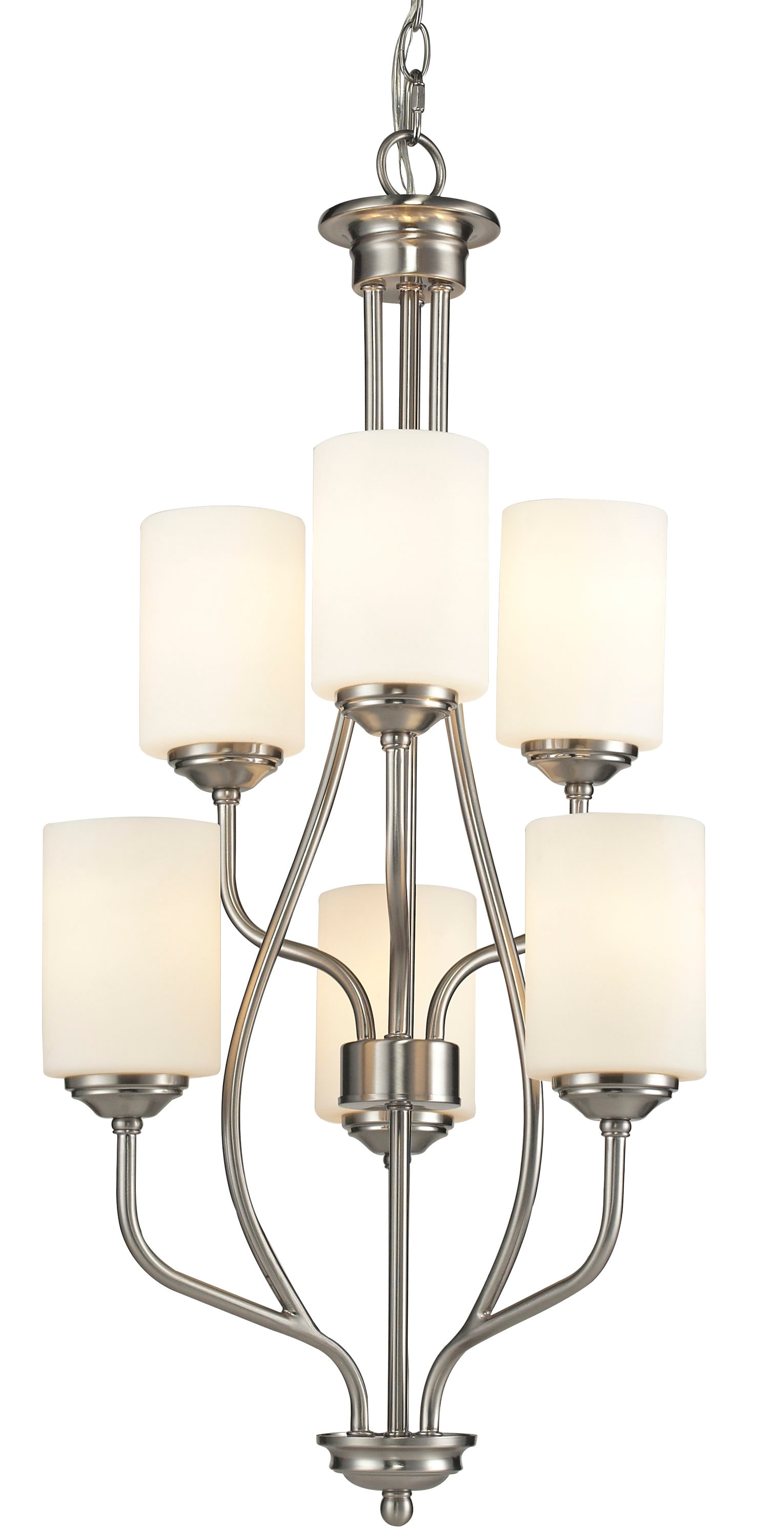 6 Light Chandelier In Fusion Style 18 Inches Wide By 33 Inches High     -Traditional Installation Z-Lite 434-6-Bn