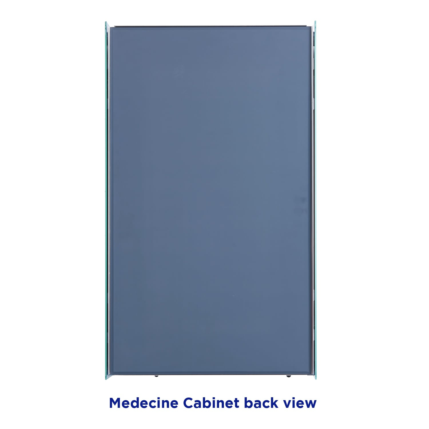 allen + roth 15-in x 26-in Fog Free Surface/Recessed Mount Silver Mirrored Square Soft Close Medicine Cabinet