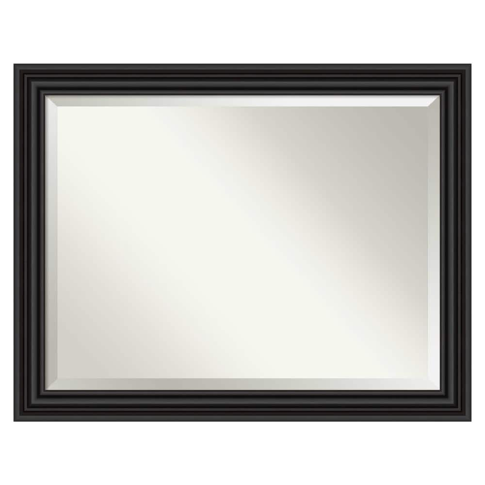 Colonial Black 45.75 in. x 35.75 in. Bathroom Vanity Mirror