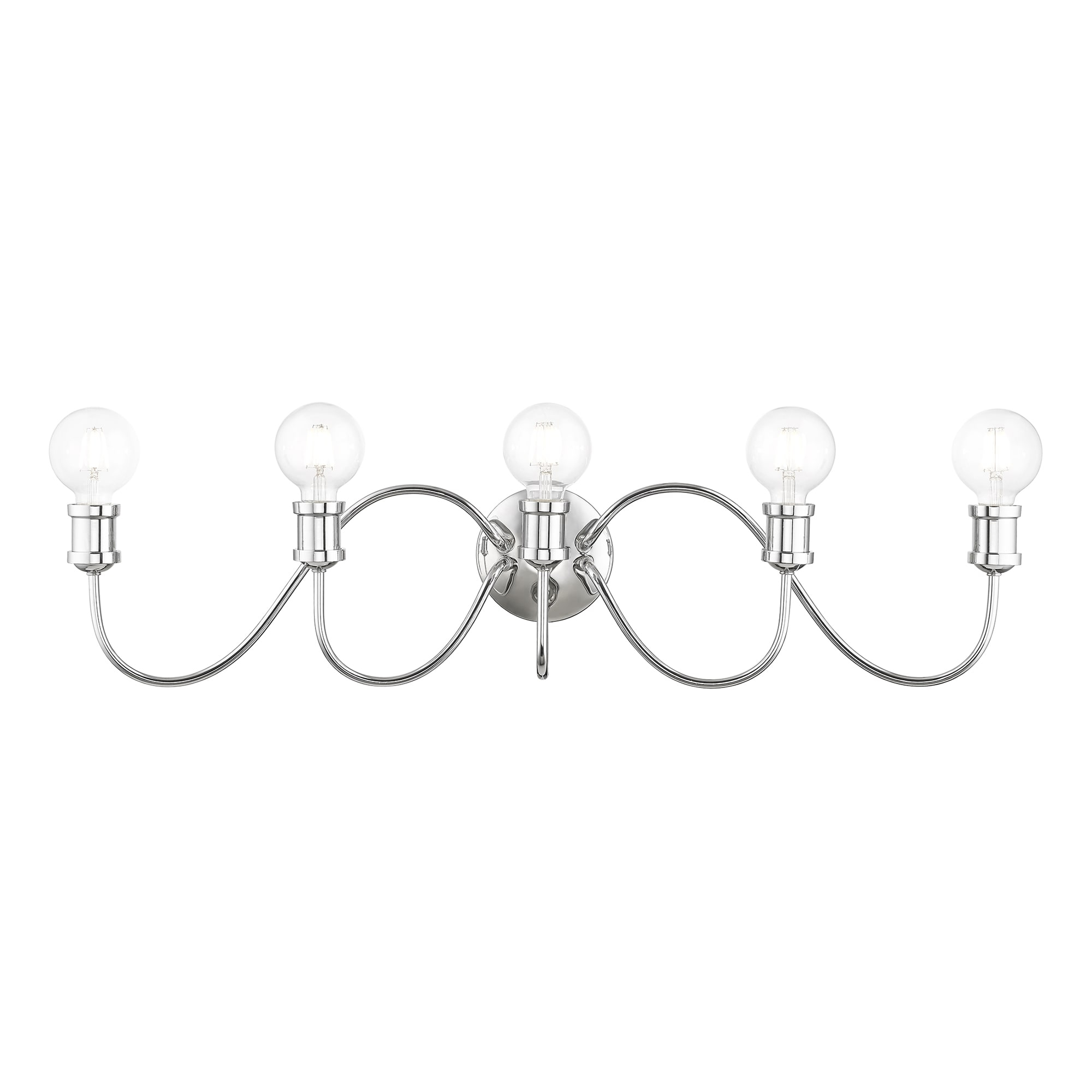 Livex Lighting - Lansdale - 5 Light Large Bath Vanity In Transitional Style-7