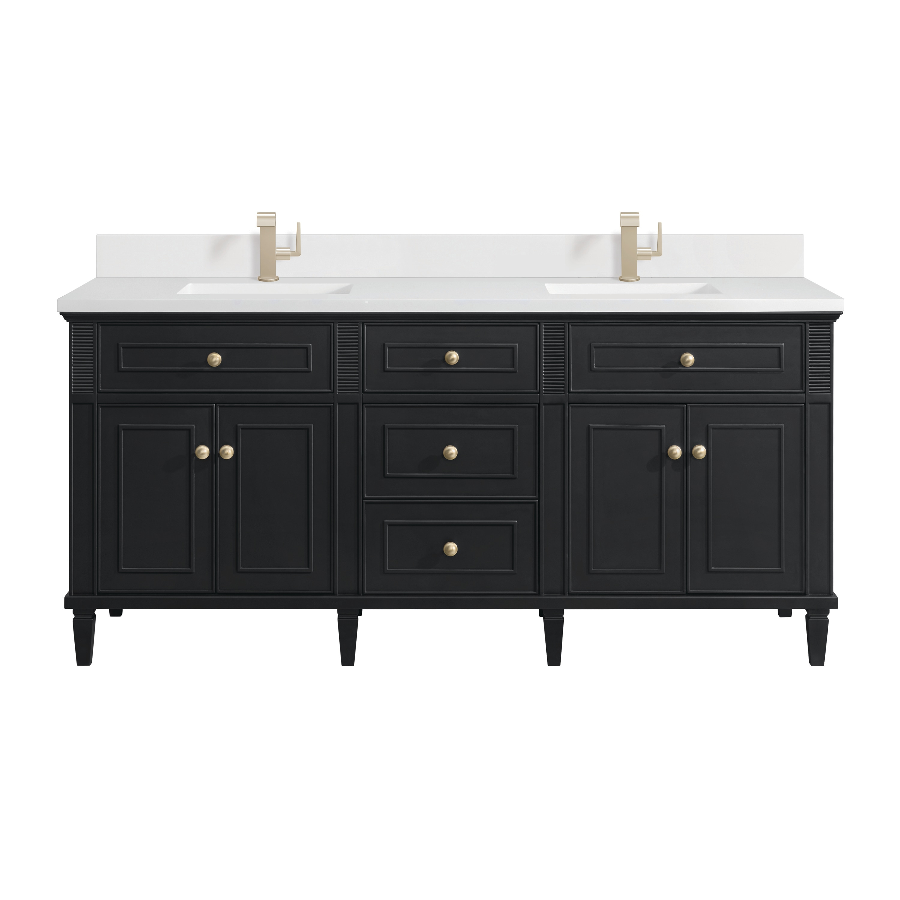 Lorelai 72'' Double Bathroom Vanity with Top