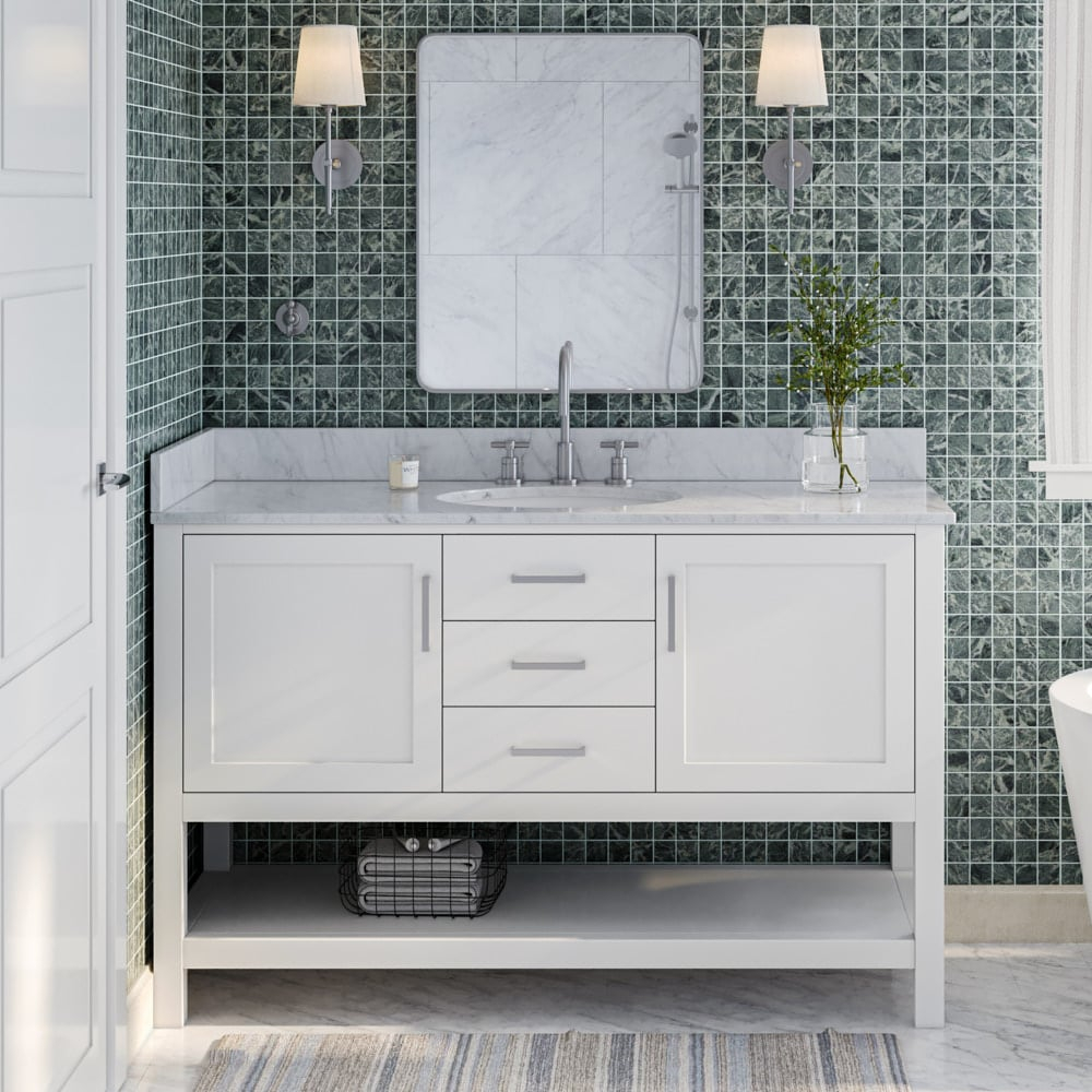 Ariel Bath Bayhill 54" Single Bathroom Vanity Base Only | Perigold