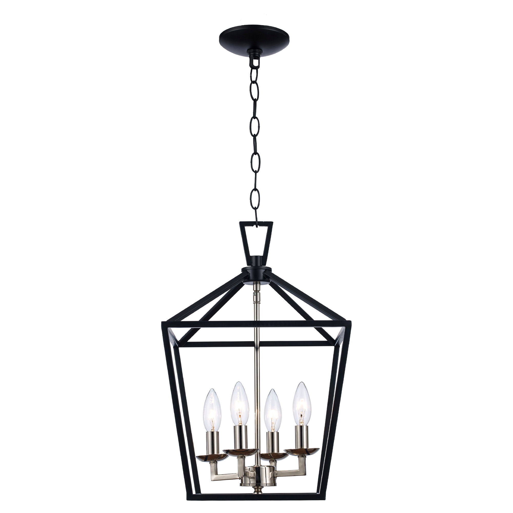 Trans Globe Lighting 10264 Lacey 4 Light 12" Wide Pendant - Black