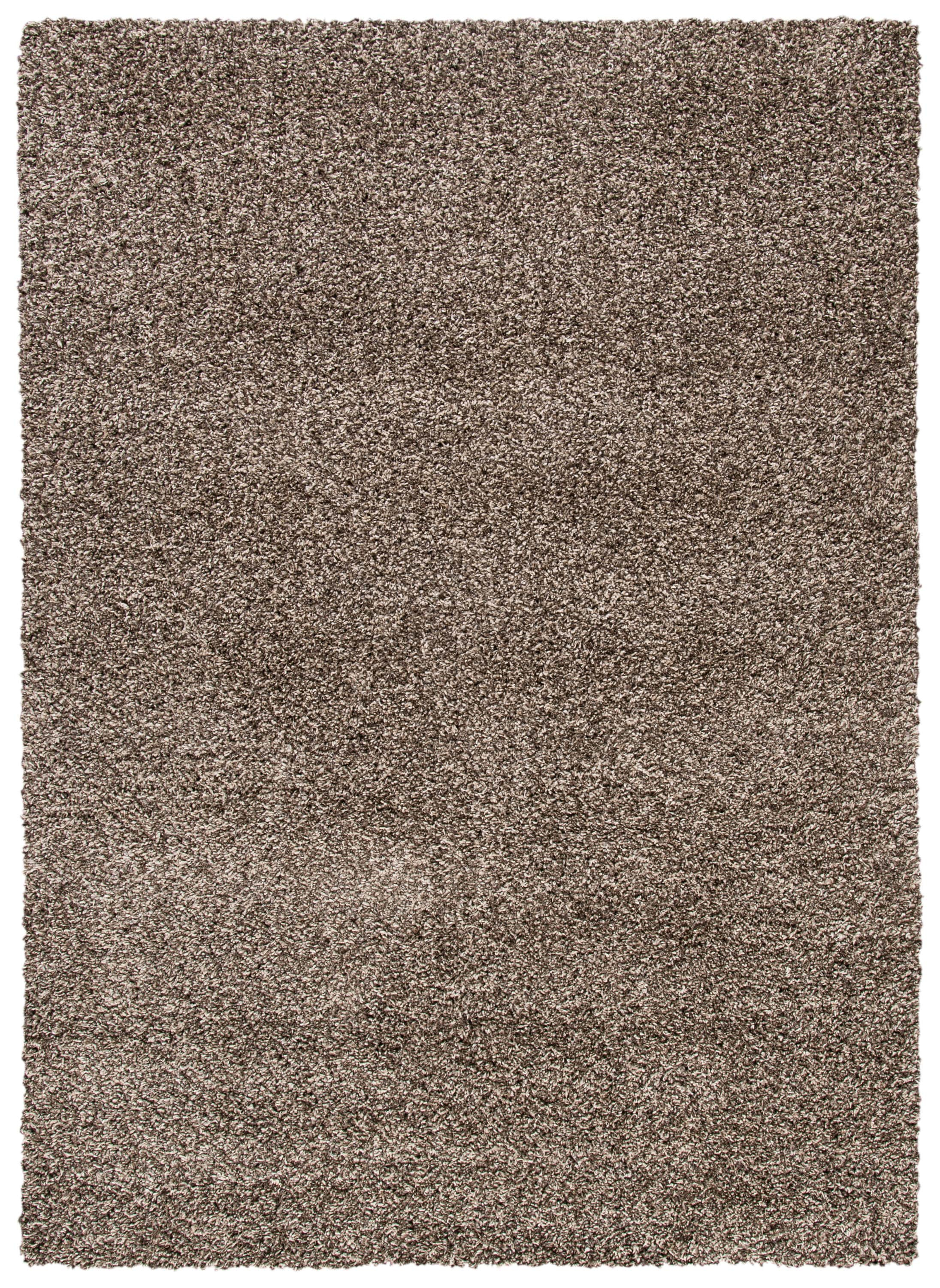 SAFAVIEH Evolution Rothesay Solid Shag Area Rug, Brown, 4' x 6'