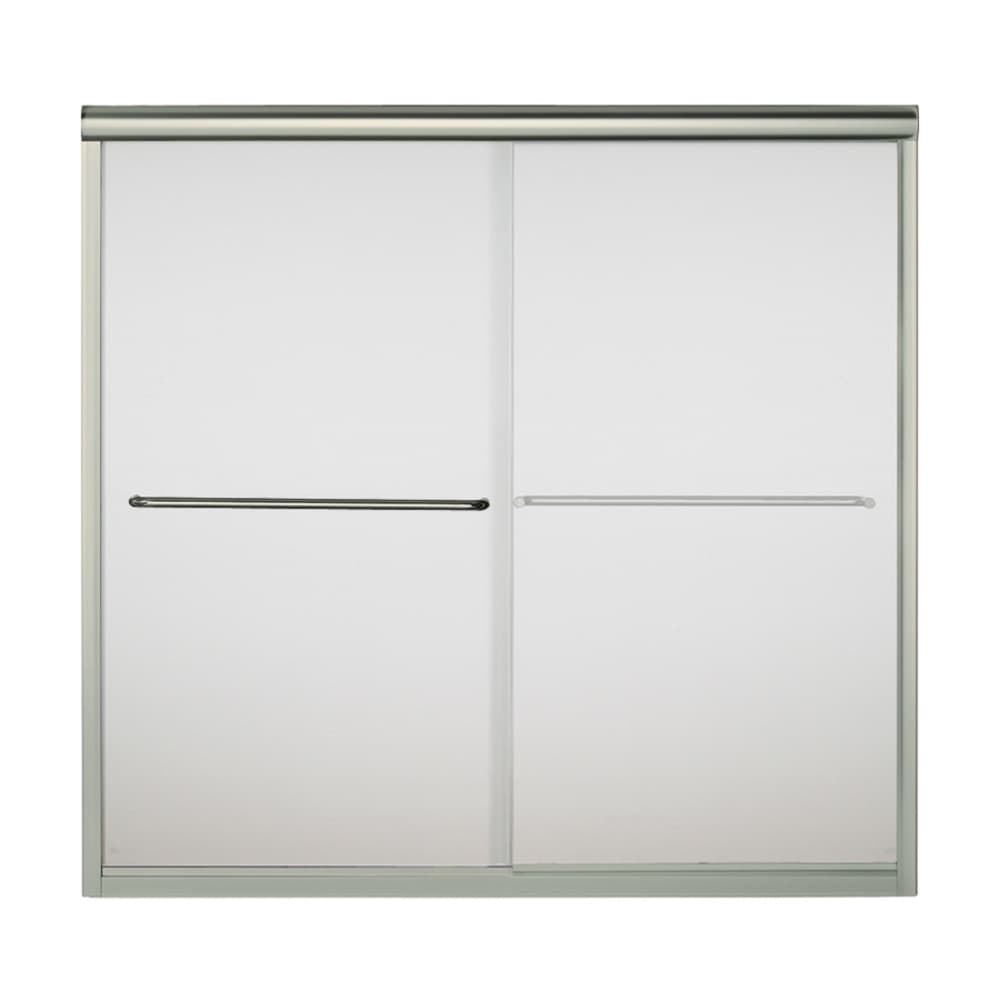 Finesse 59.625'' x 58.06'' Bypass Frameless Bath Door