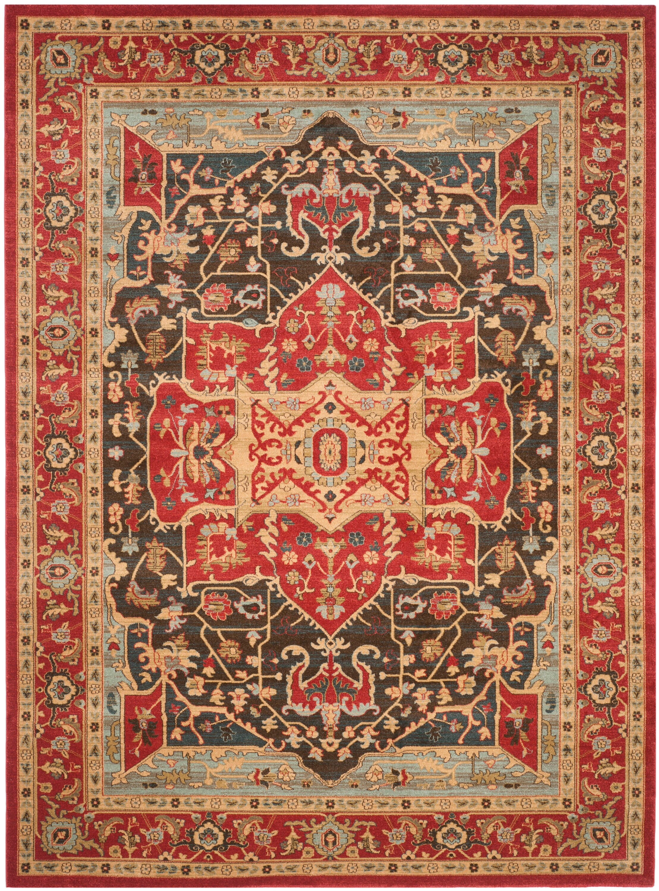 SAFAVIEH Mahal Trecia Oriental Area Rug, Red, 11' x 16'