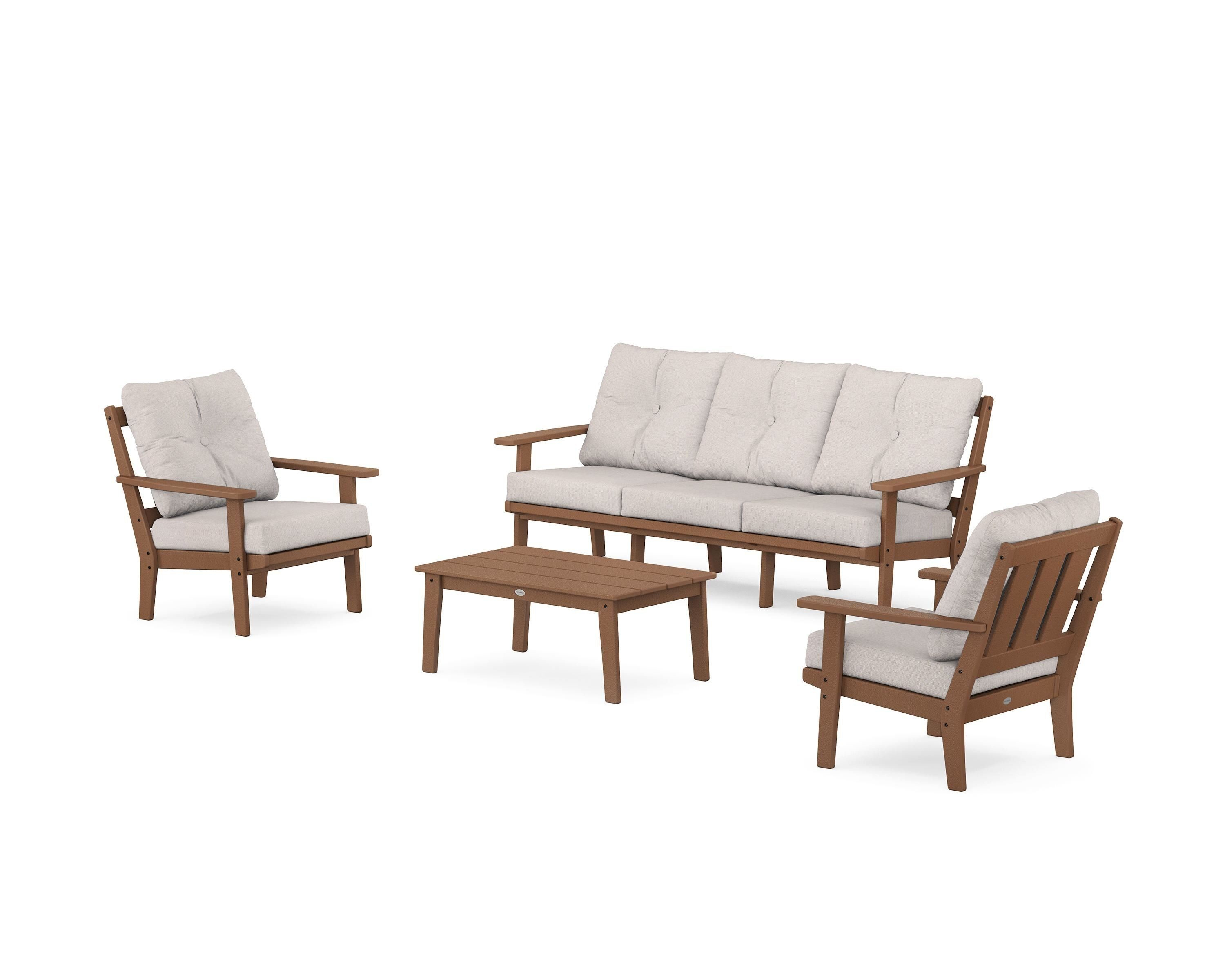 Oxford 4-Piece Deep Seating Set with Sofa