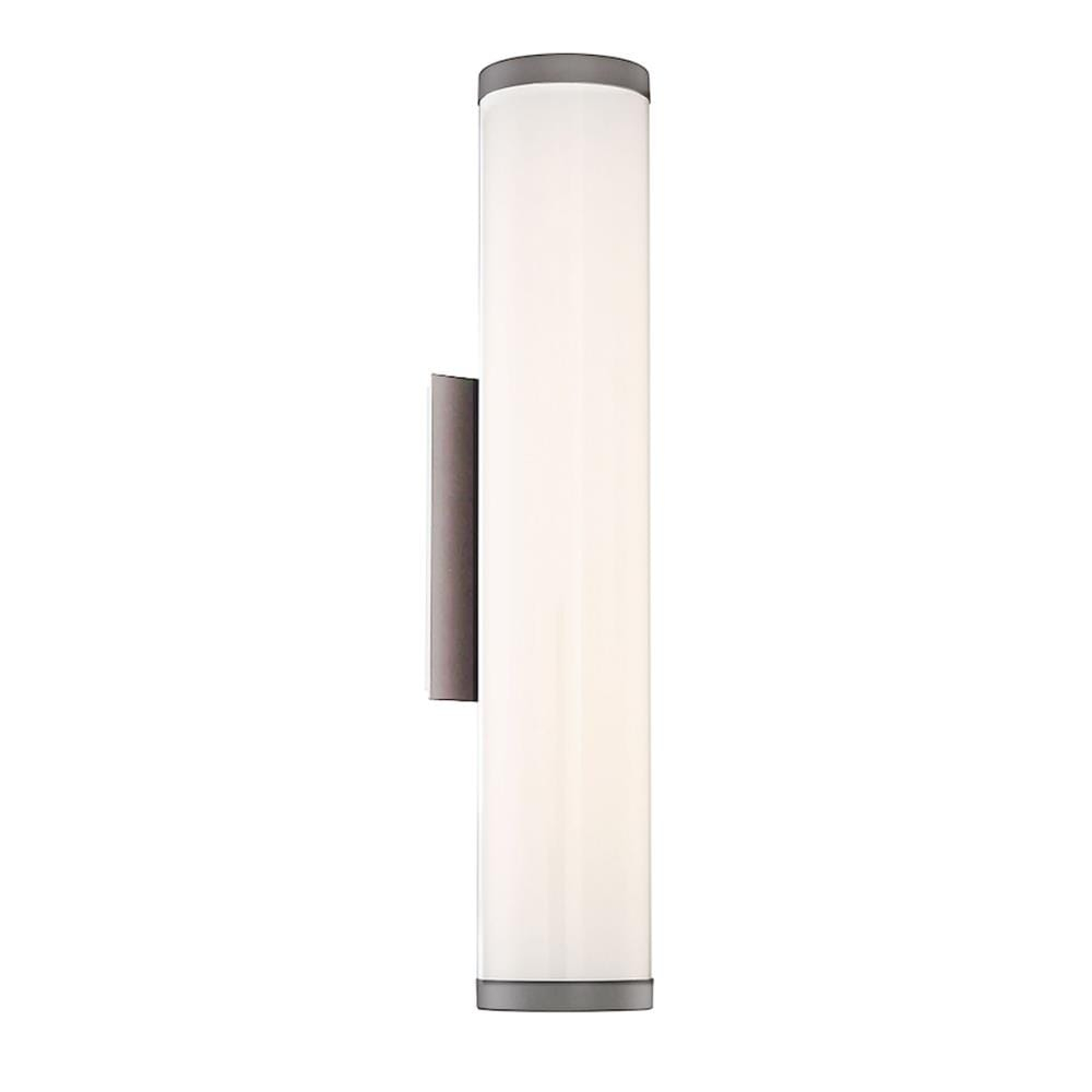 Cylo 24" Silver Dimmable Outdoor LED Wall Light