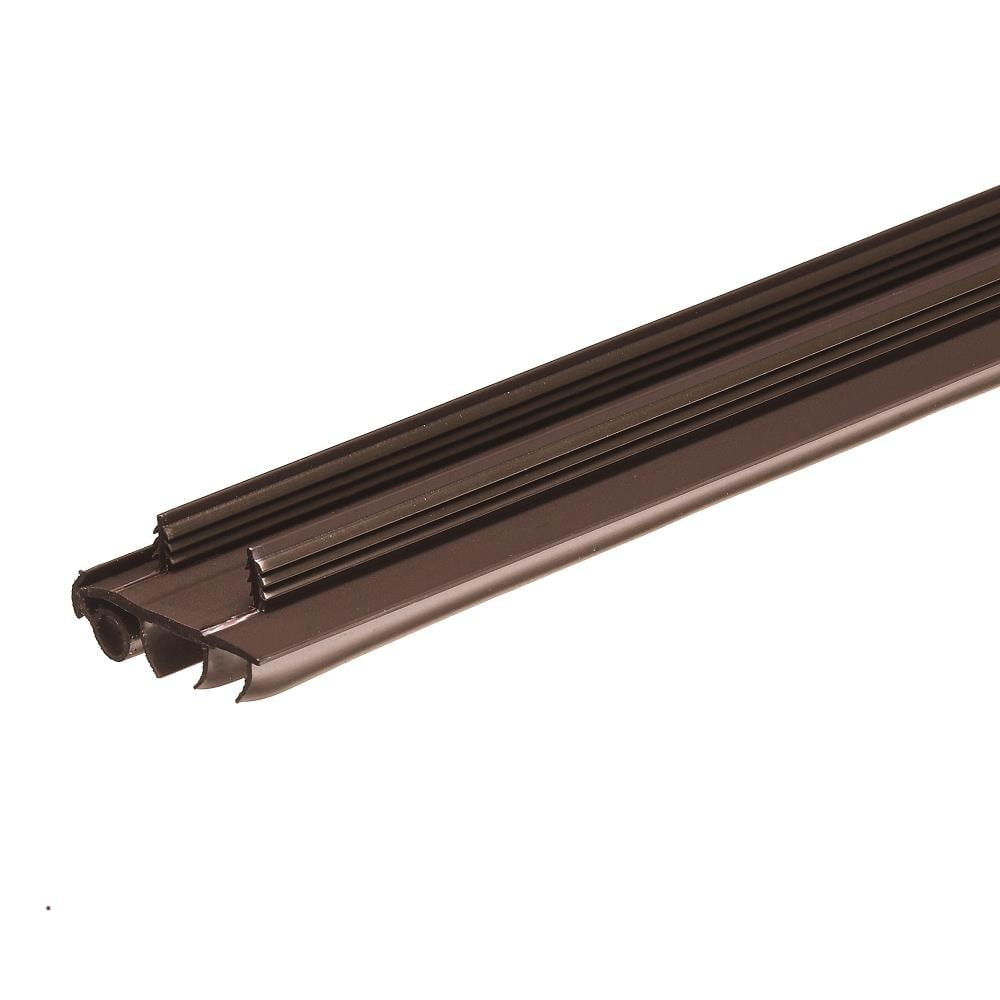 Frost King UDS36, 4In Wide x 36In Long Thermoplastic, Brown Door Bottom & Sweep