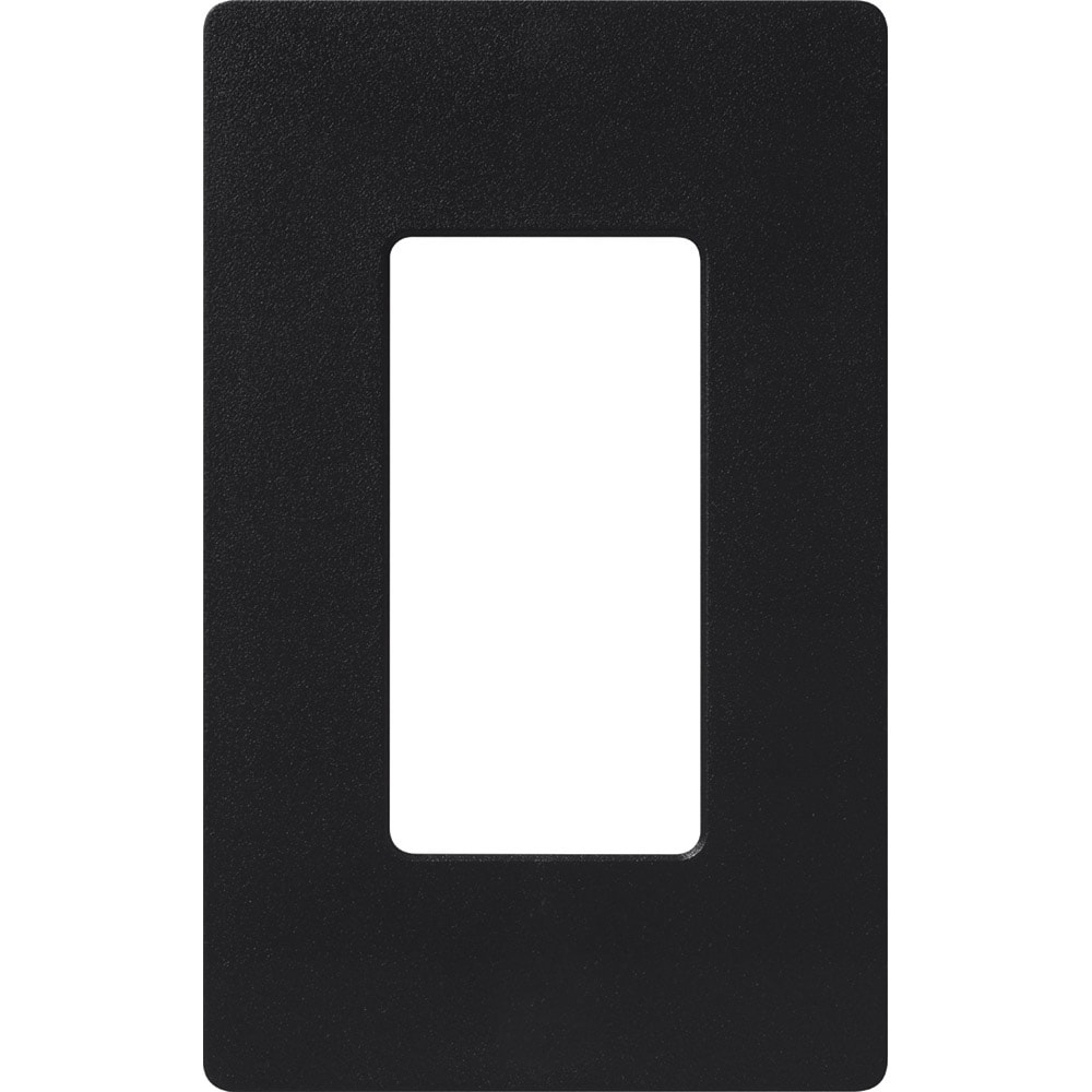 Midnight Black Satin 1-Gang Decorator Wallplate