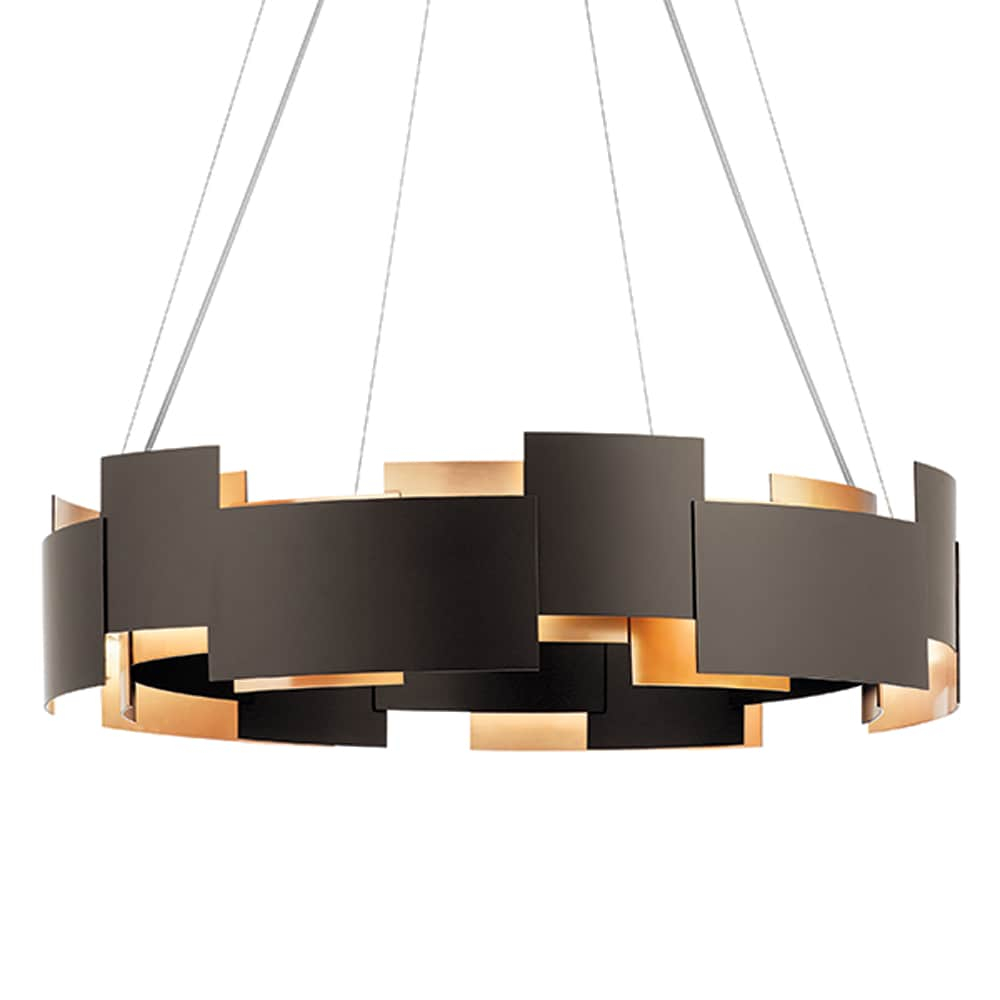 Kichler Moderne 26 1/2" Wide LED Olde Bronze 2-Light Pendant