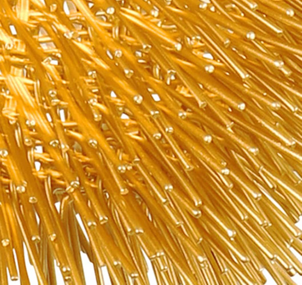 Aurelia 6'' Gold Sea Urchin Mini Pendant with Recycled Steel