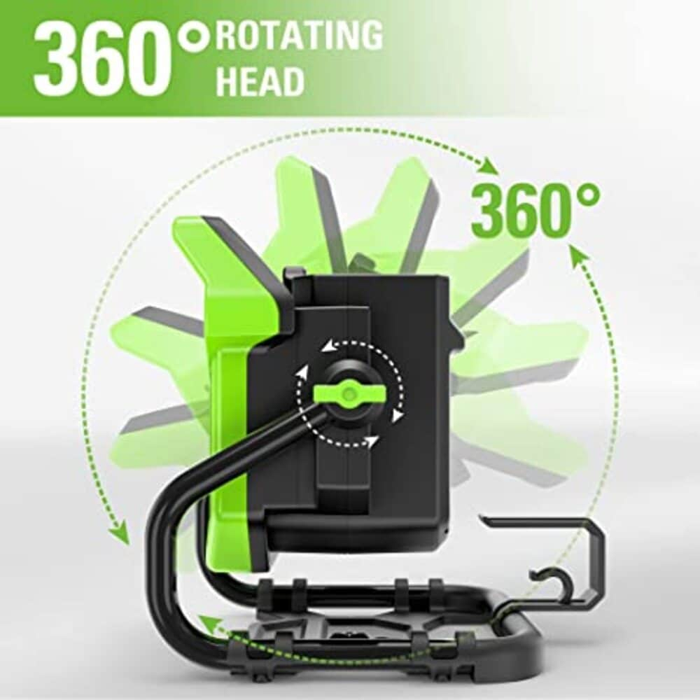 Greenworks Pro 80V (AC/DC) 2500-Lumen LED Work Light, Tool Only