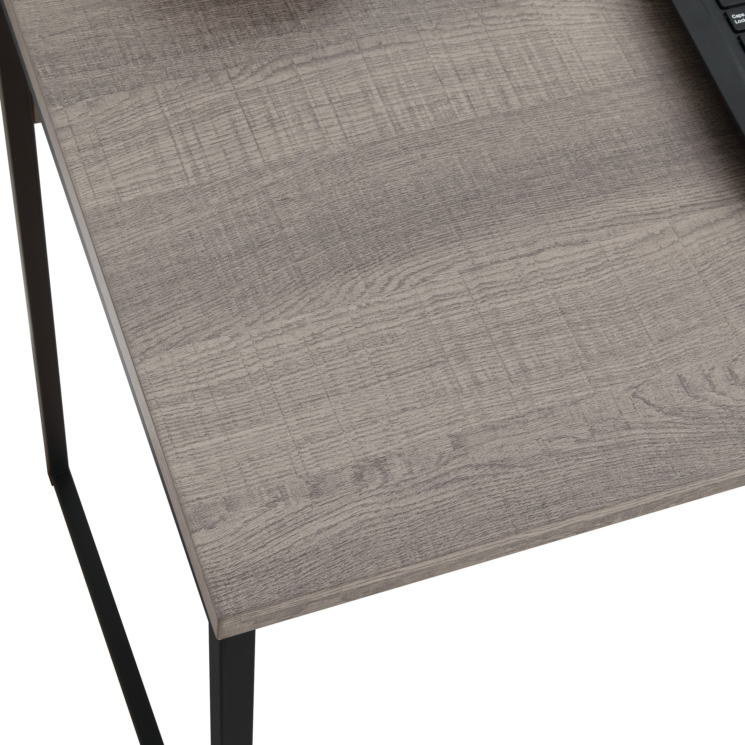 OS Home and Office Furniture 45" Transitional Wood Writing Desk in Farm Oak
