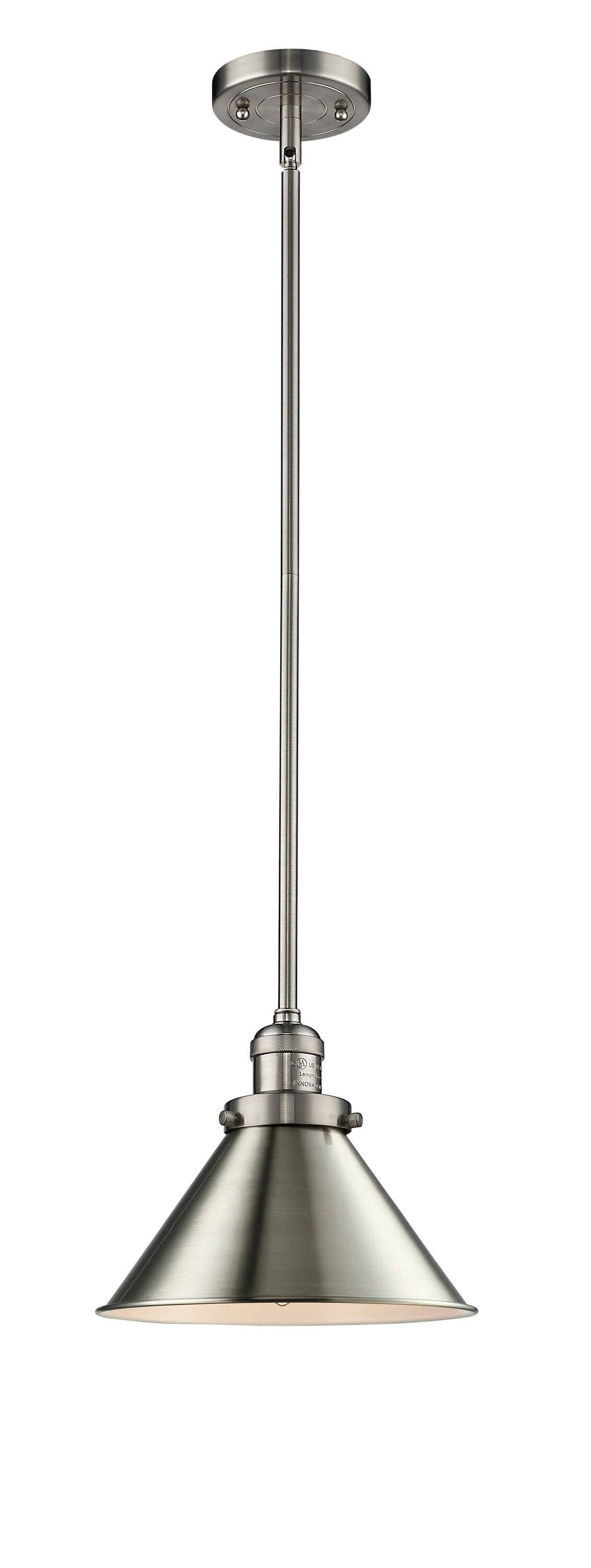 Innovations Lighting 201C Braircliff Briarcliff 1 Light 10" Wide Pendant - Brass