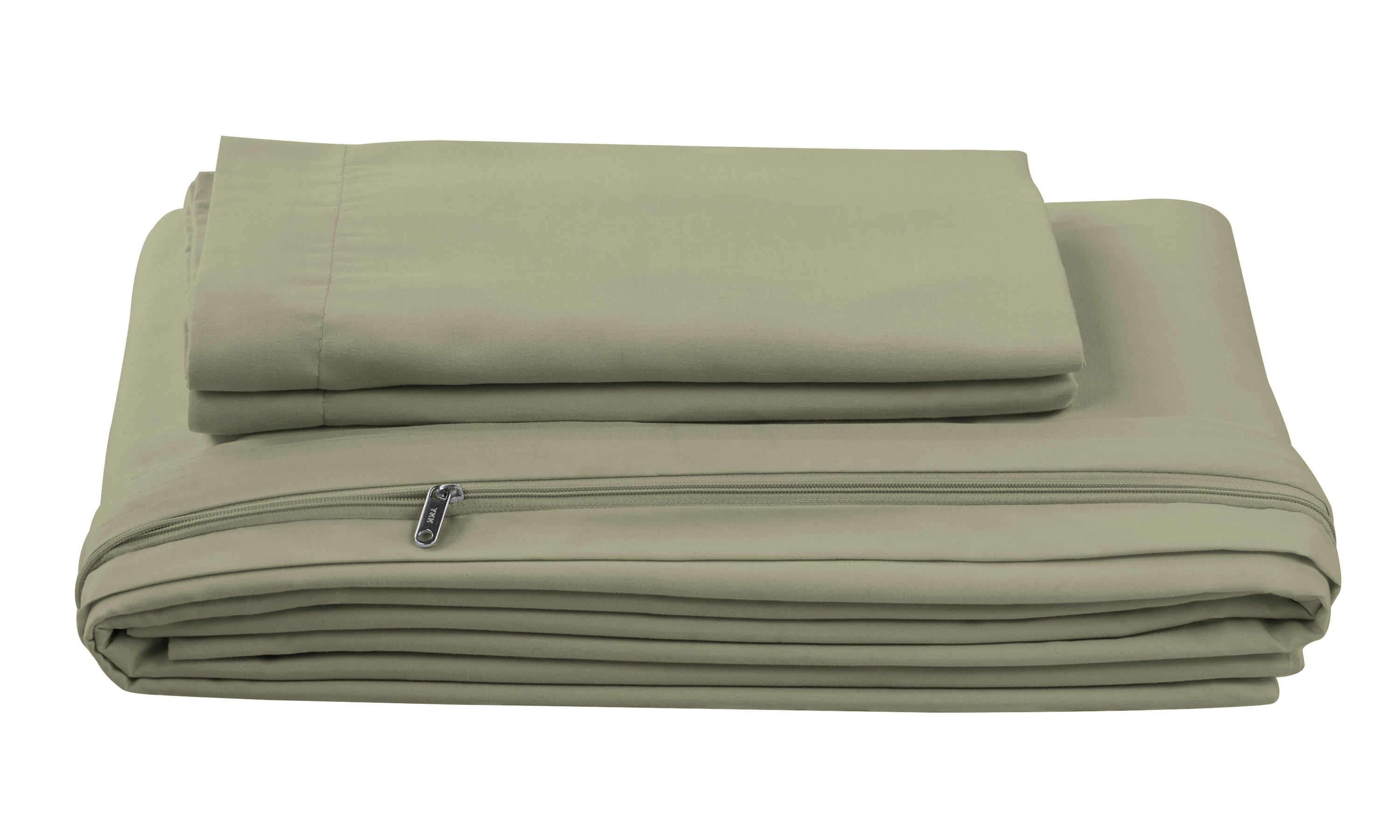 ienjoy Home Hotel Collection Soft Brushed Microfiber Duvet Cover Set, Twin, Sage