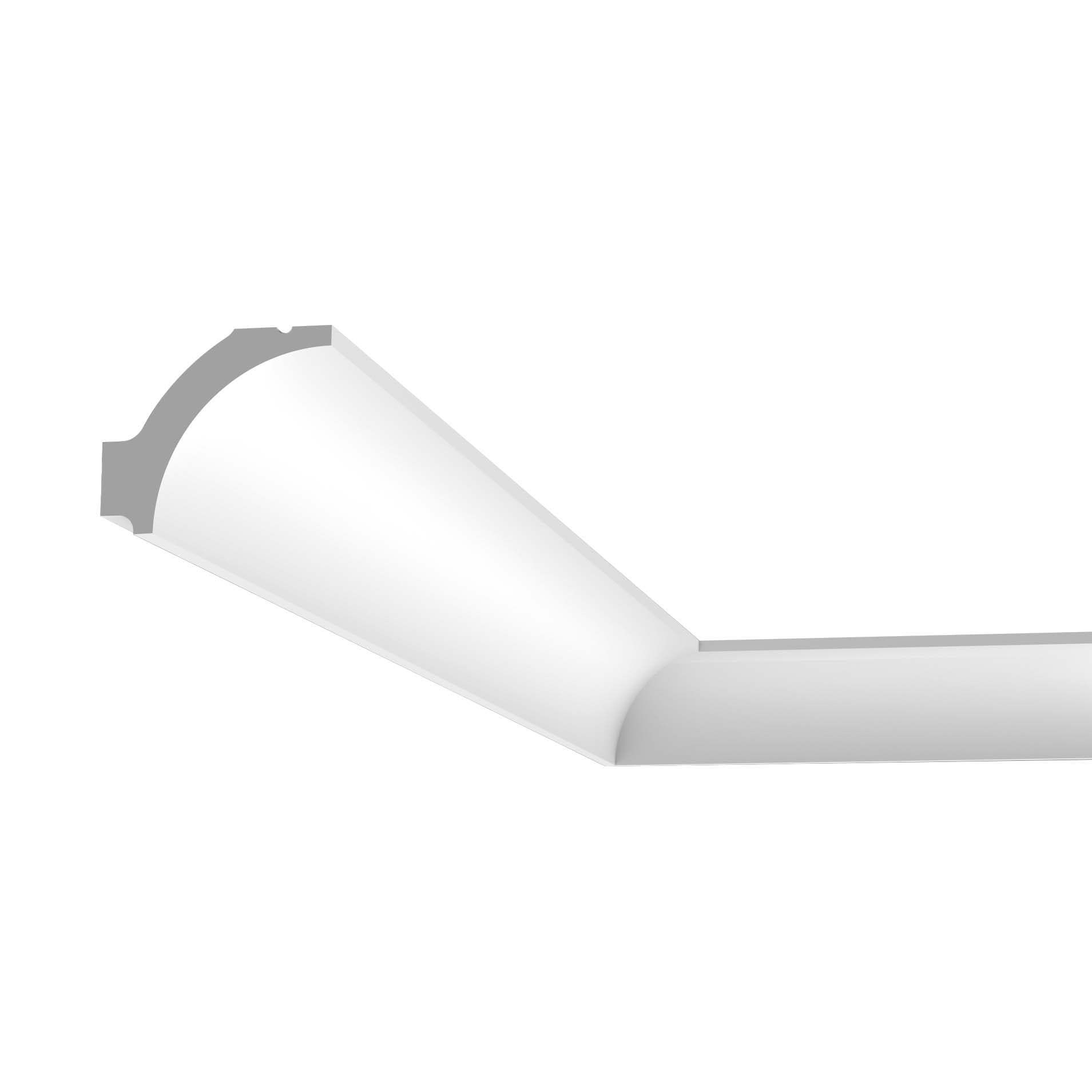 1.56'' H x 78.75'' W x 1.88'' D Plastic Crown