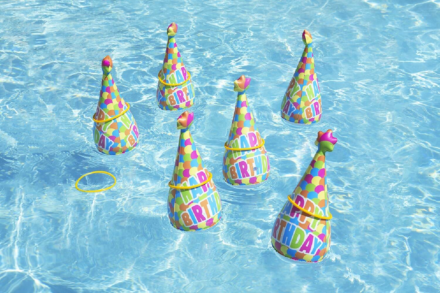 Poolmaster Party Hats Swimming Pool, Outdoor and Indoor Ring Toss Game