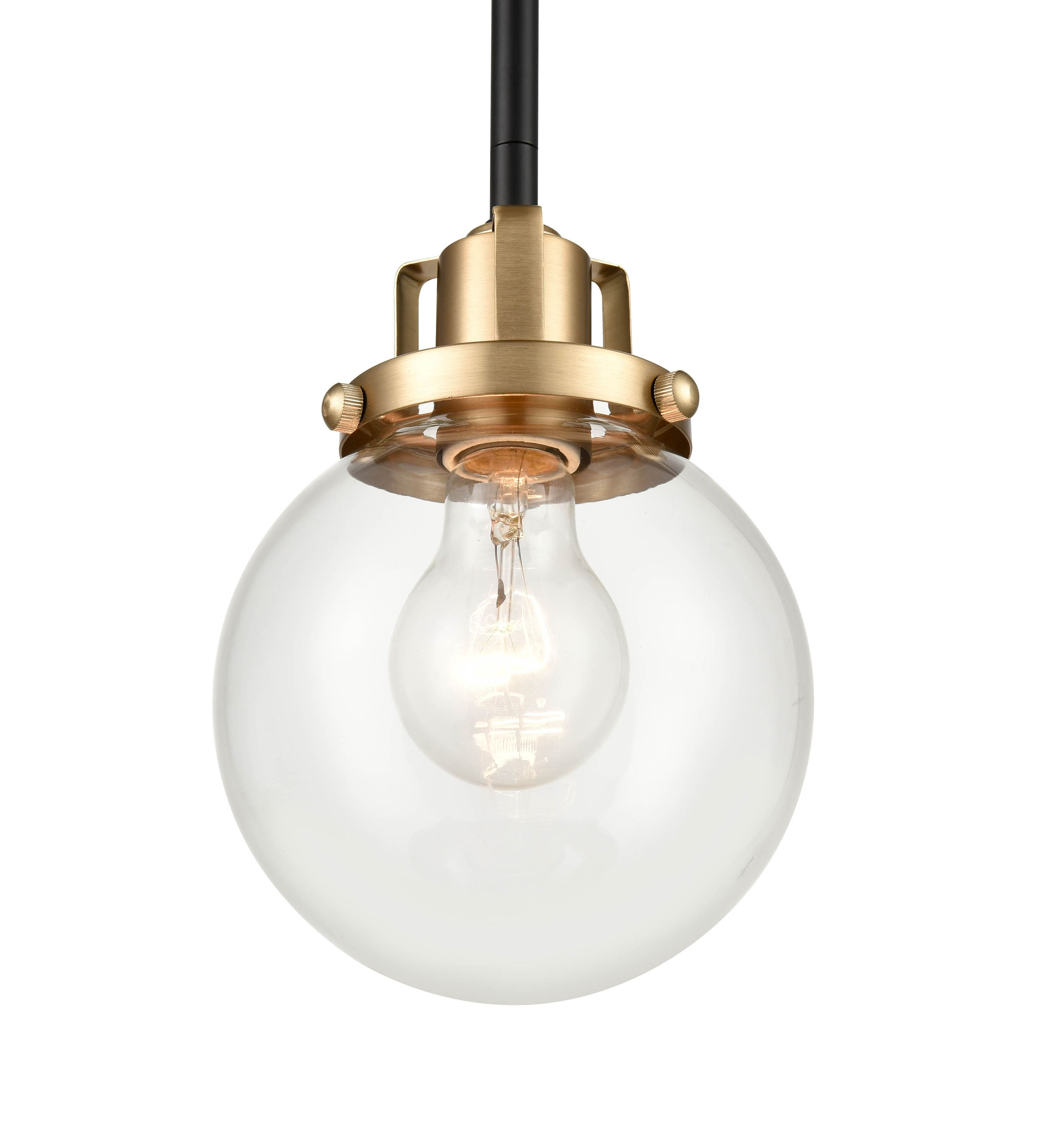 Millennium Lighting Mellrosa 1 - Light Pendant in  Matte Black/Modern Gold
