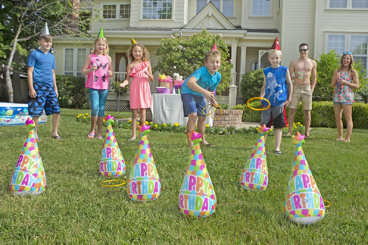 Poolmaster Party Hats Swimming Pool, Outdoor and Indoor Ring Toss Game