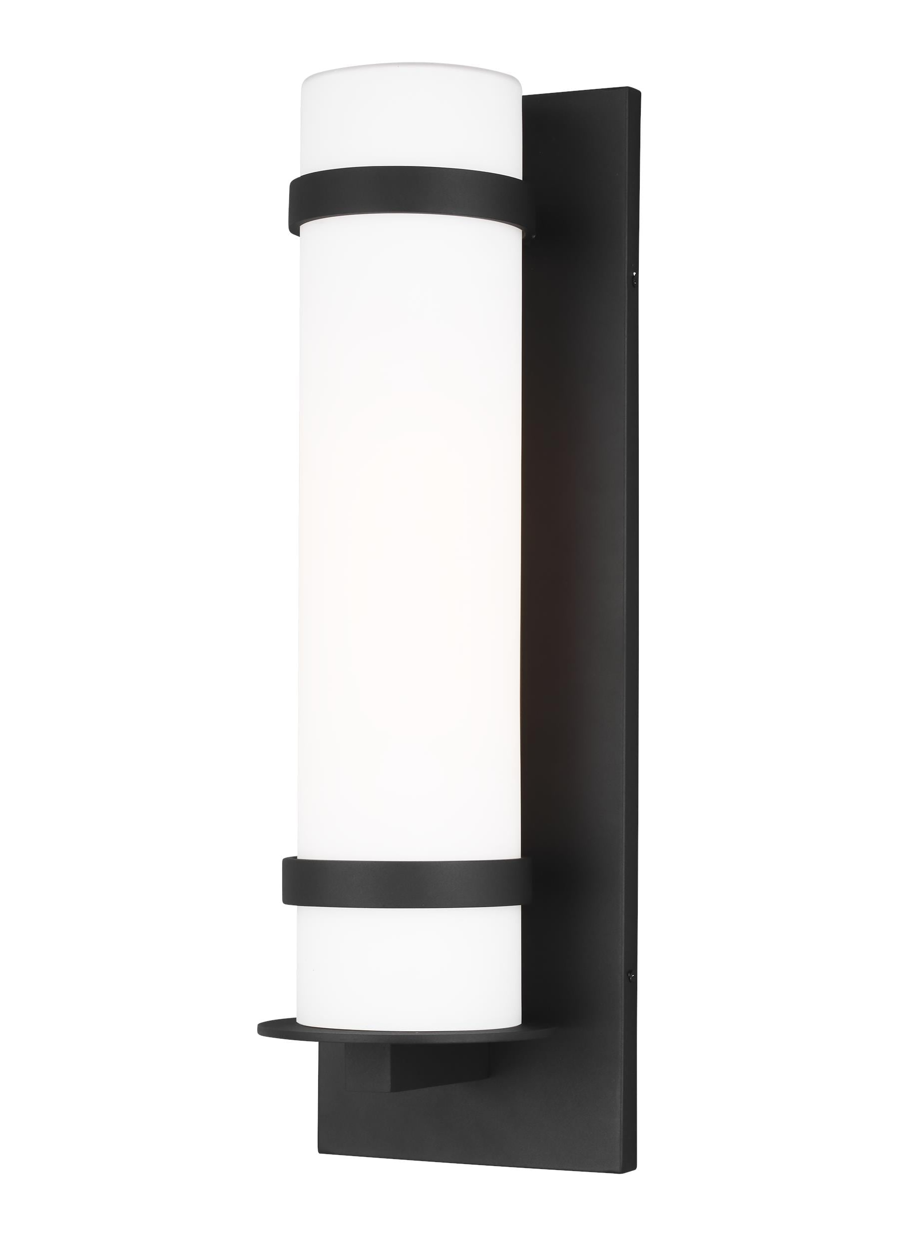 Generation Lighting Alban 1 -Light 24.63-in H Brown Plug-in/Hardwired Outdoor Wall Light