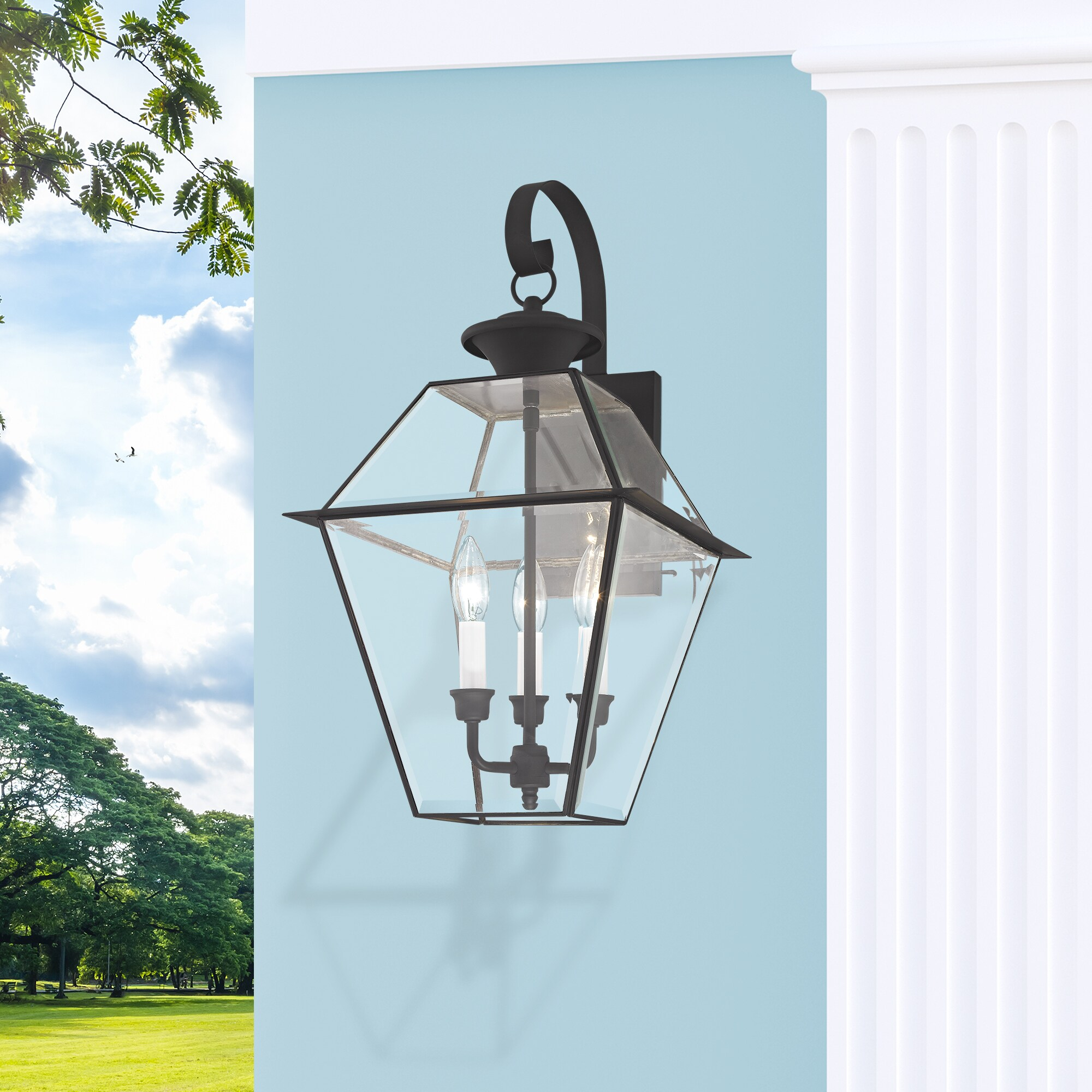 Livex Lighting Westover 3 - Light Wall Light in  Black