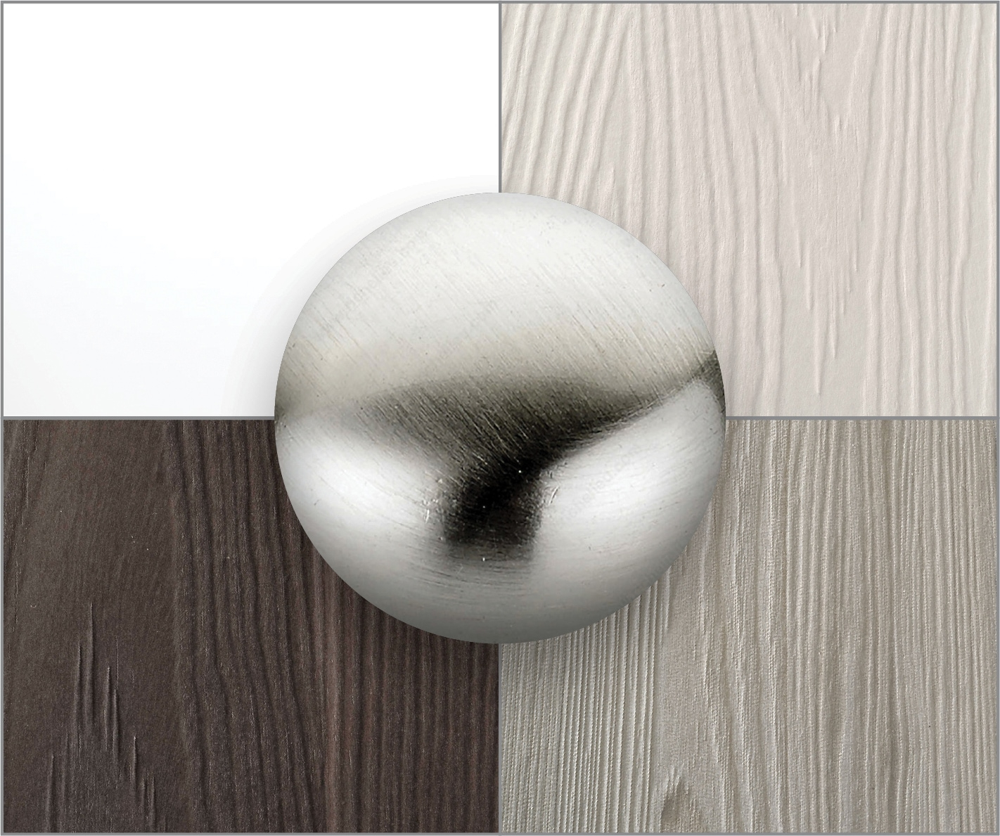 Brushed Nickel Modern Cabinet and Drawer Pull Handle