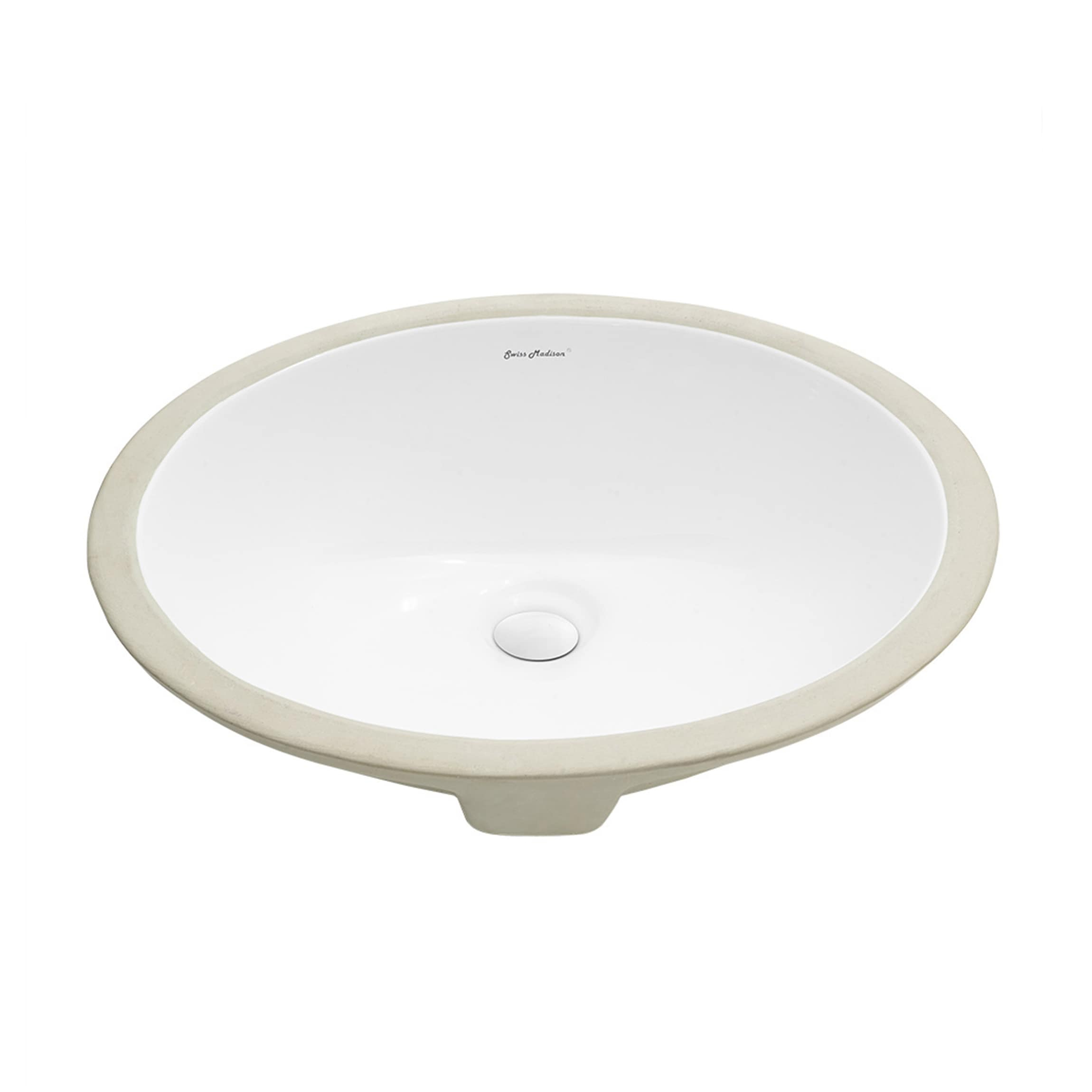 Trocadéro 18 Oval Under-Mount Bathroom Sink